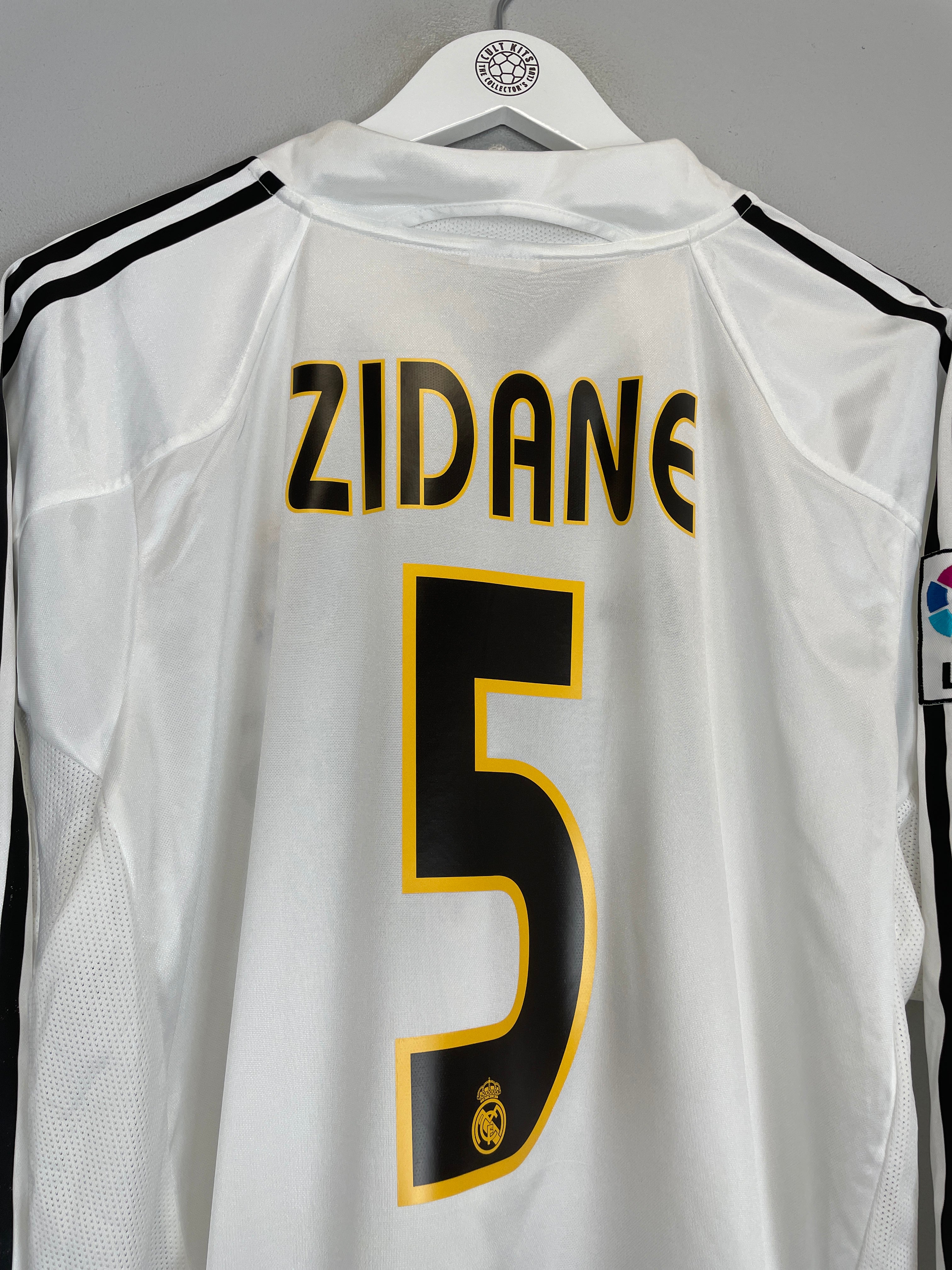 2004/05 REAL MADRID ZIDANE #5 L/S HOME SHIRT (XL) ADIDAS、mySite、sh2004/05 REAL MADRID ZIDANE #5 L/S HOME SHIRT (XL) ADIDAS、mySite、glenpowelloop_name