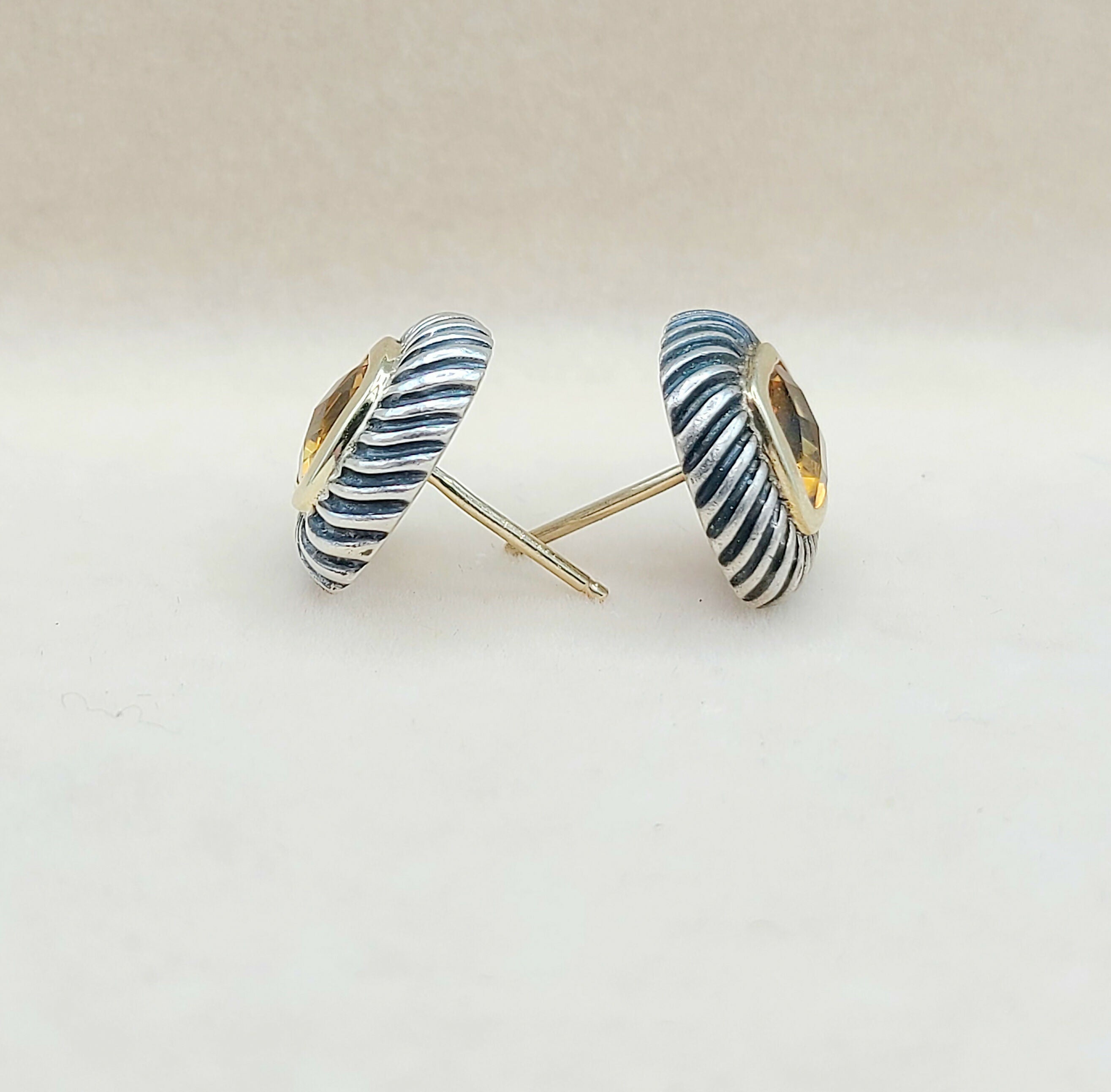 David Yurman Albion Earrings Citrine & Gold、mySite、hinf8tx79