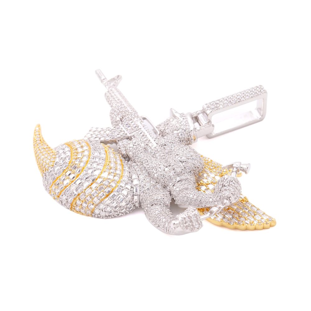 Custom Hornet Pendant 14K Two Tone、mySite、hinf8tx79