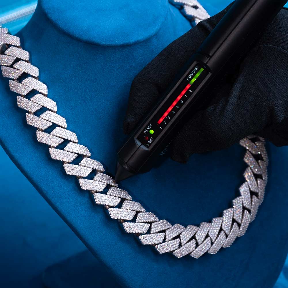 4 Row 20MM Moissanite Cuban Link Chain 14K Gold、mySite、hinf8tx79