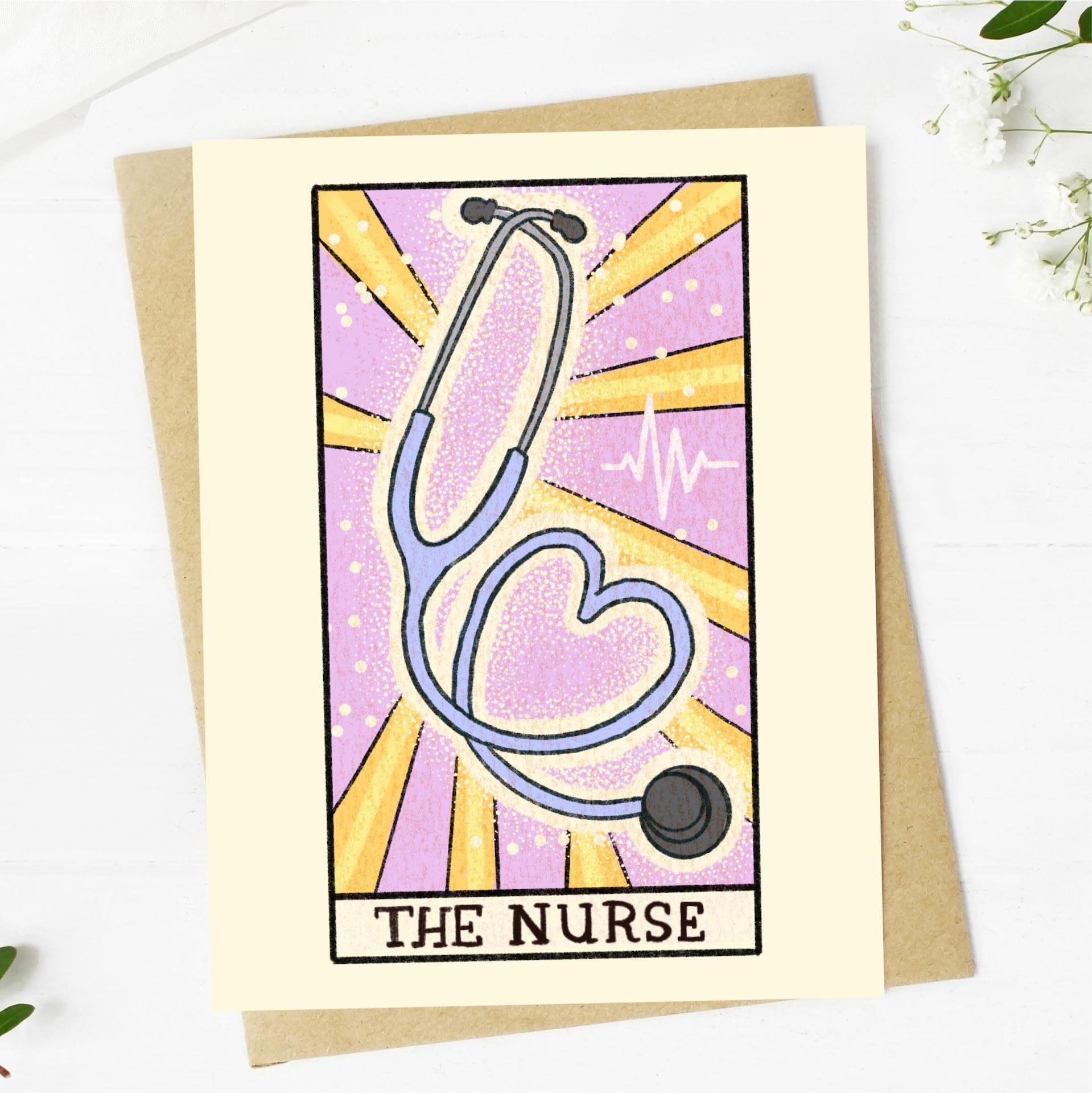  The Nurse Tarot Greeting Card、mySite、elrpsem3k
