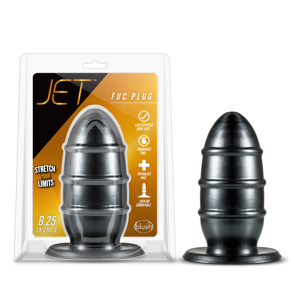 Jet By Blush® | Fuc Carbon Metallic Black 8.25-Inch Anal Plug、mySite、bottomscart