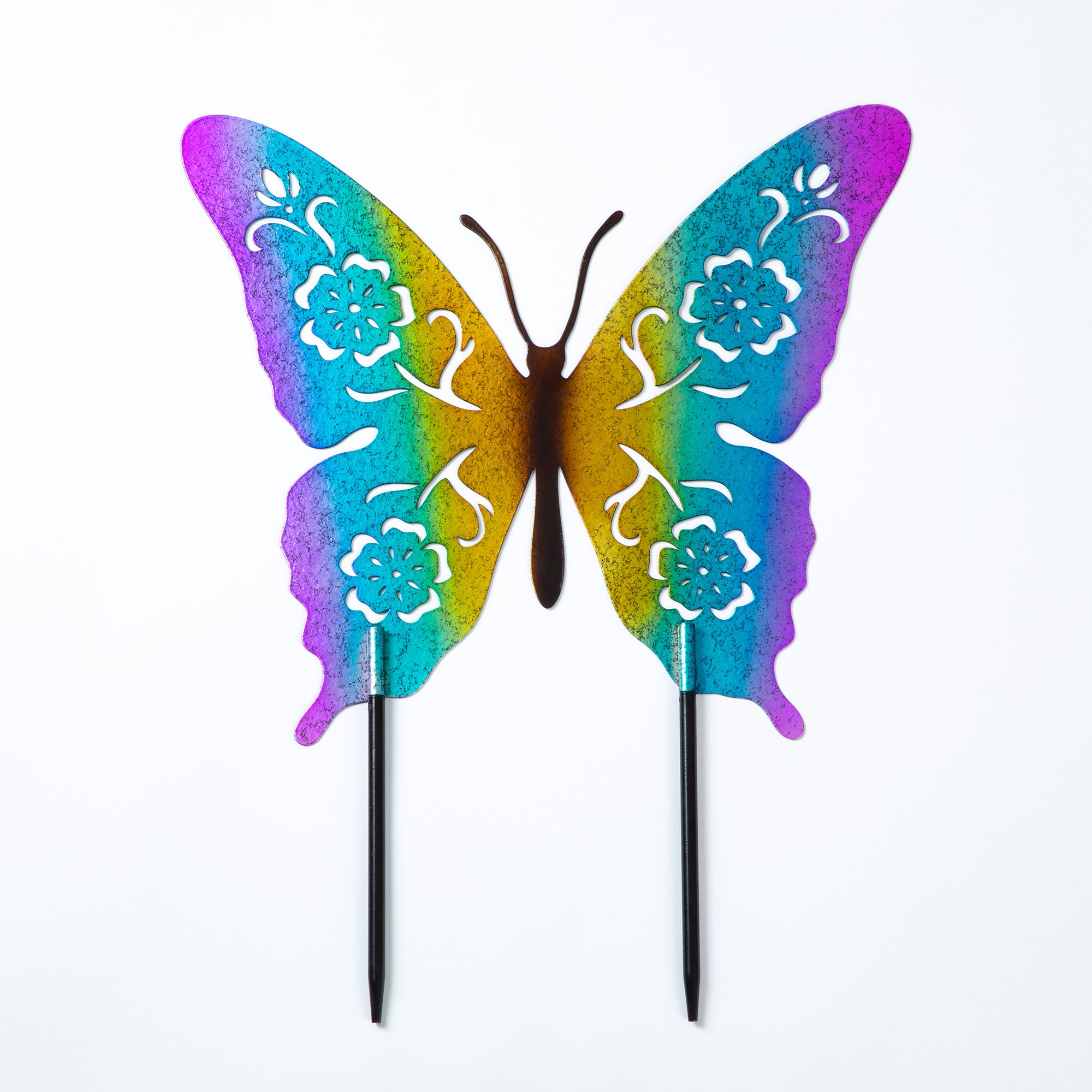 Fluttering Friends Silhouette Garden Stake、mySite、camillekostekn