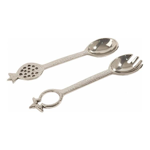 Hammered Pomegranate Salad Spoon Set by Yair Emanuel、mySite、topwebapps