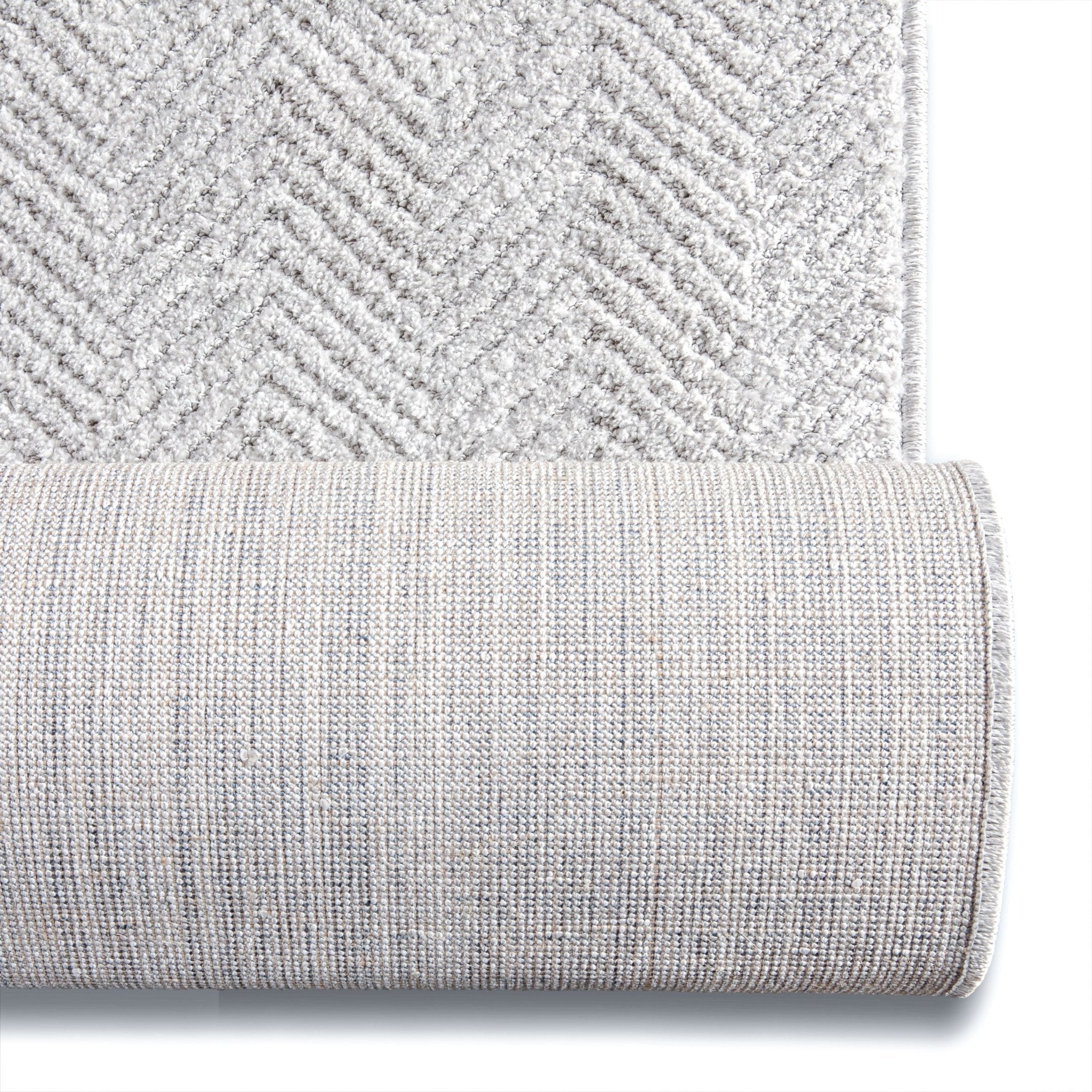 Custom Size Runner Pompeii Modern Light Grey Choose Your Width x Choose Your Length Hallway & Stair Runner Rug、mySite、gigharbornorthrealestate