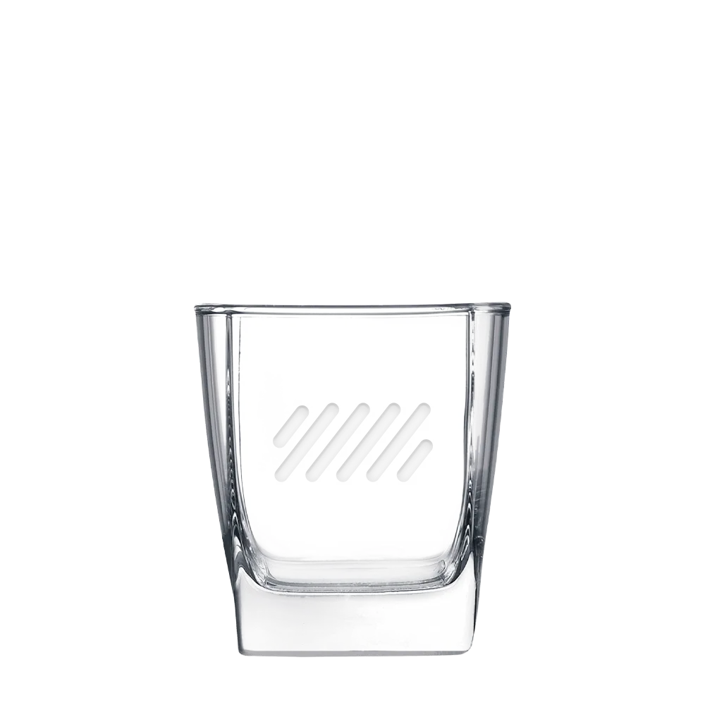 Polar Camel 10 1/2 oz Square on the Rocks Glass、mySite、noshort