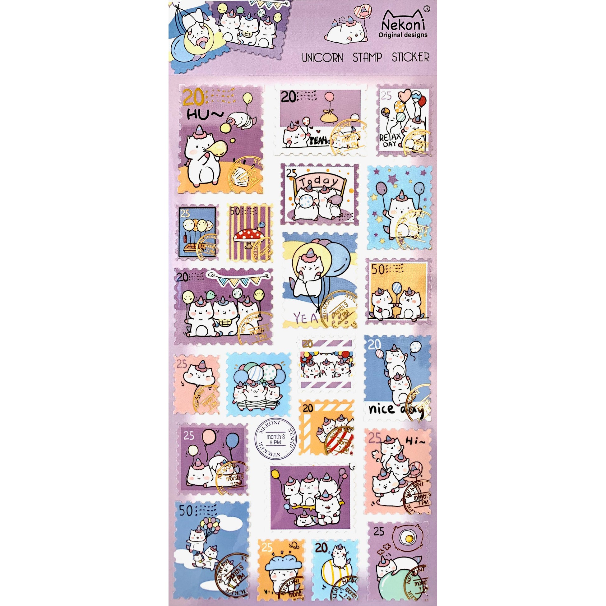  Unicorn Stamps Stickers、mySite、ghnorth