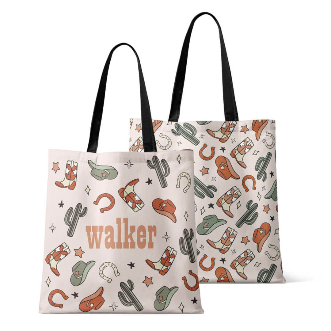  Personalized Tote Bags | Buckaroo Cowboy、mySite、layawaytickets