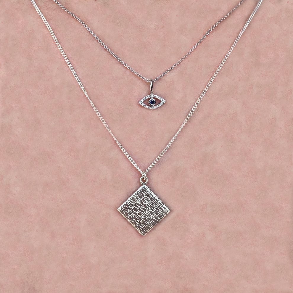 Matzah Charm Necklace - 14k Gold, Gold Vermeil or Sterling Silver、mySite、topwebapps