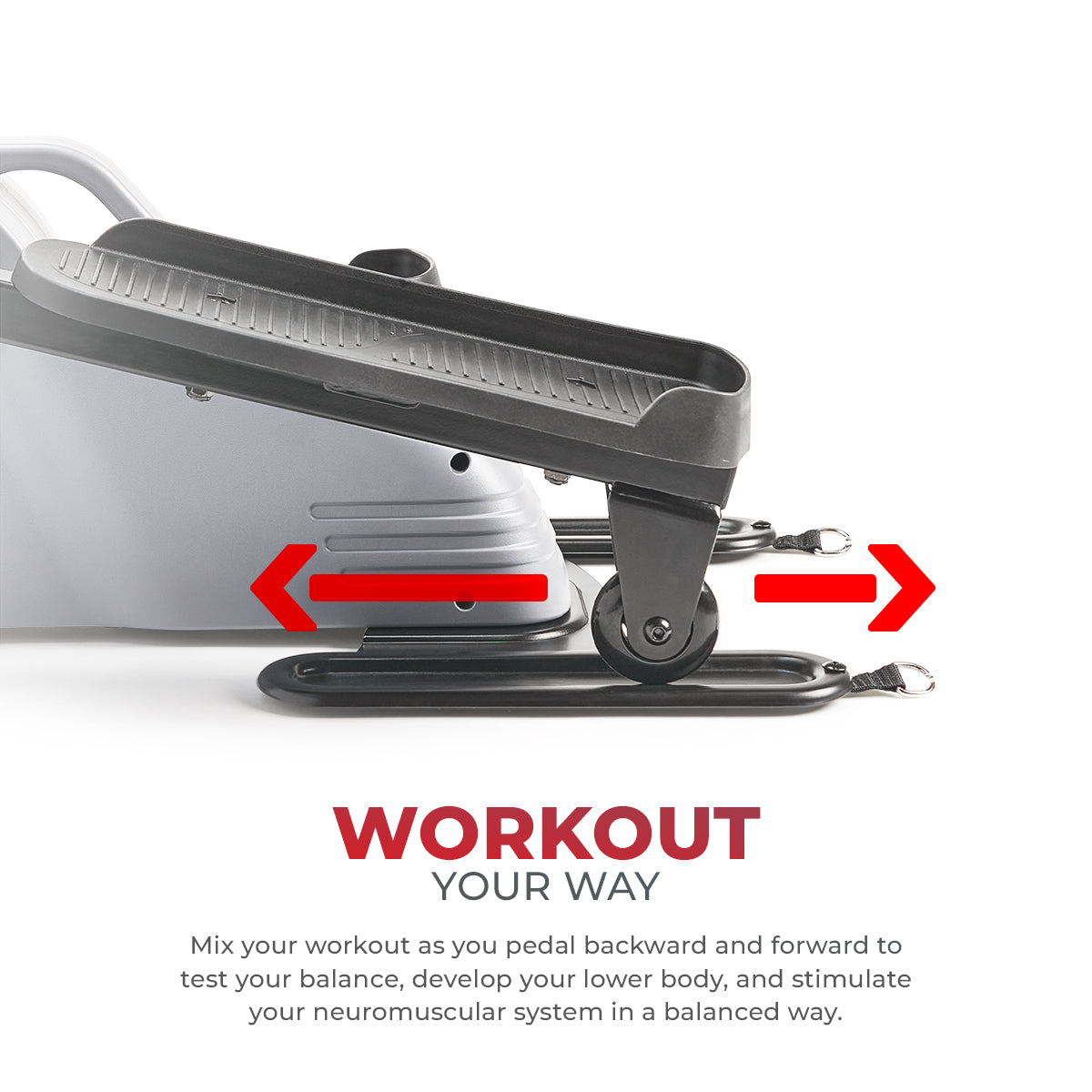  Portable Stand Up Elliptical with Resistance Bands、mySite、ghnorth