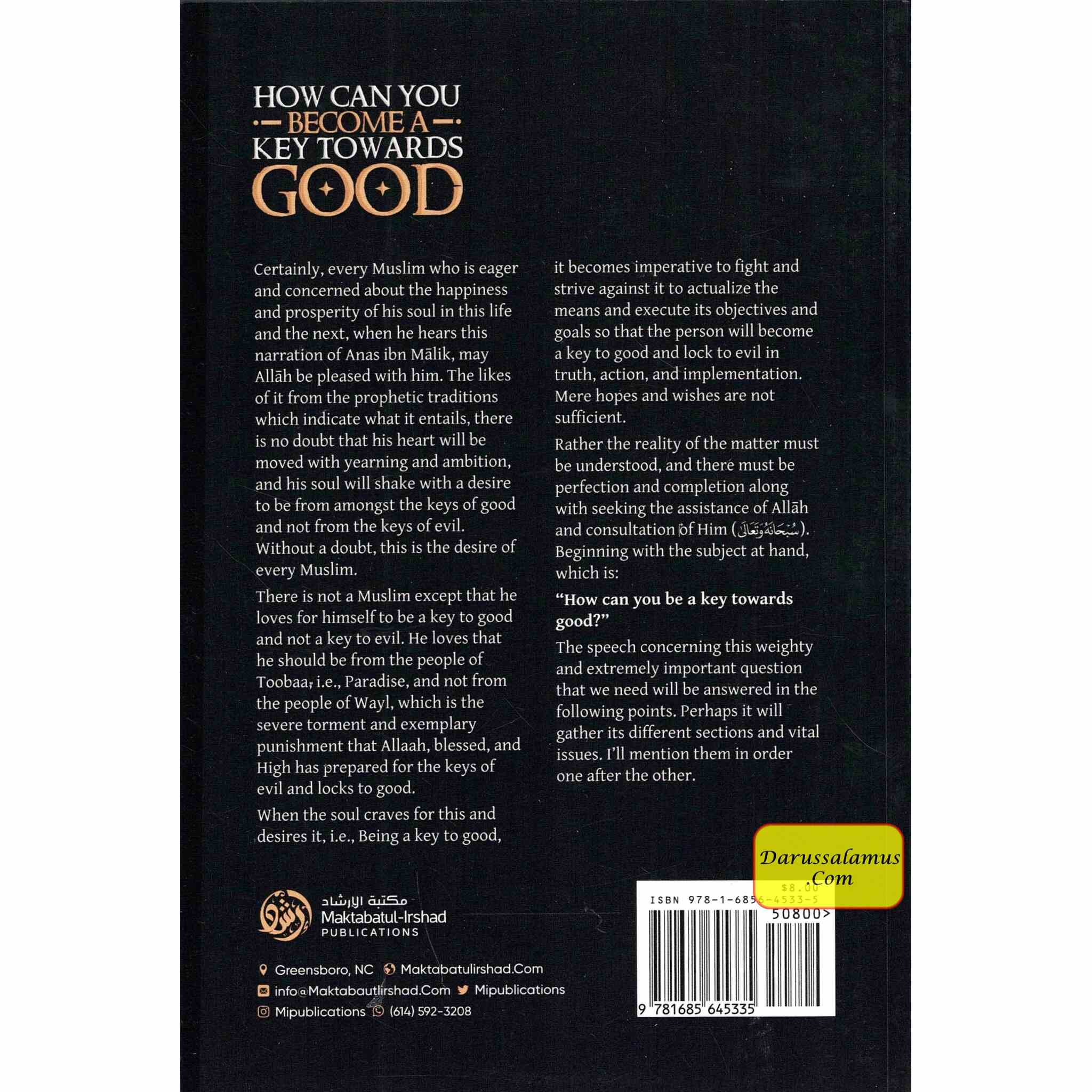 How Can You Become a Key Towards Good By Shaykh Abdur Razzaaq bin Abdul Muhsin al-Badr、mySite、topwebapps