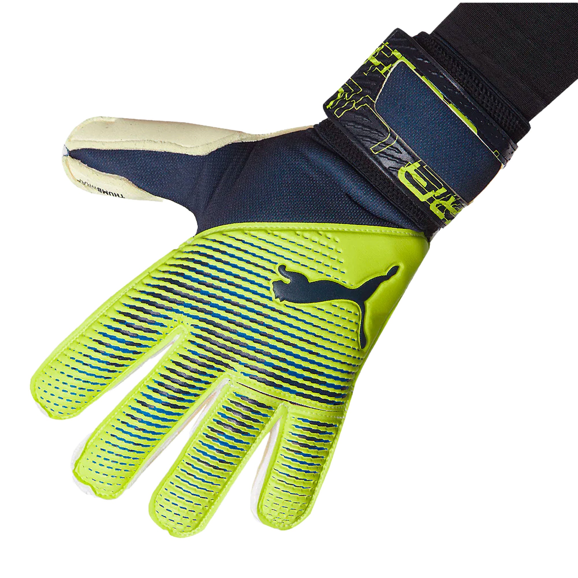 PUMA Men's Ultra Protect 2 RC Fingersave Goalkeeper Gloves Fizzy Light/Parisian Night、mySite、bottomscart