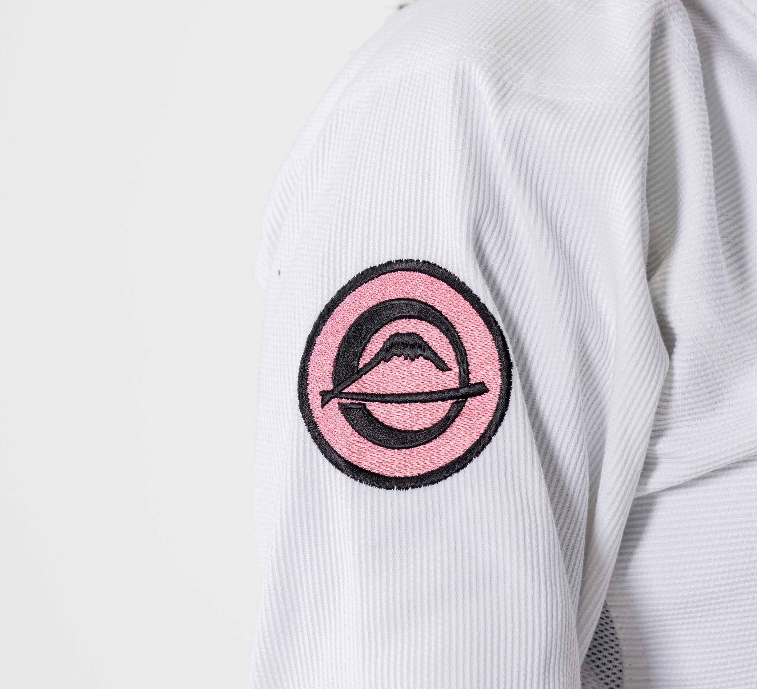 Womens Flow-Tech BJJ Gi White/Pink/Teal、mySite、gigharbornorthrealestate