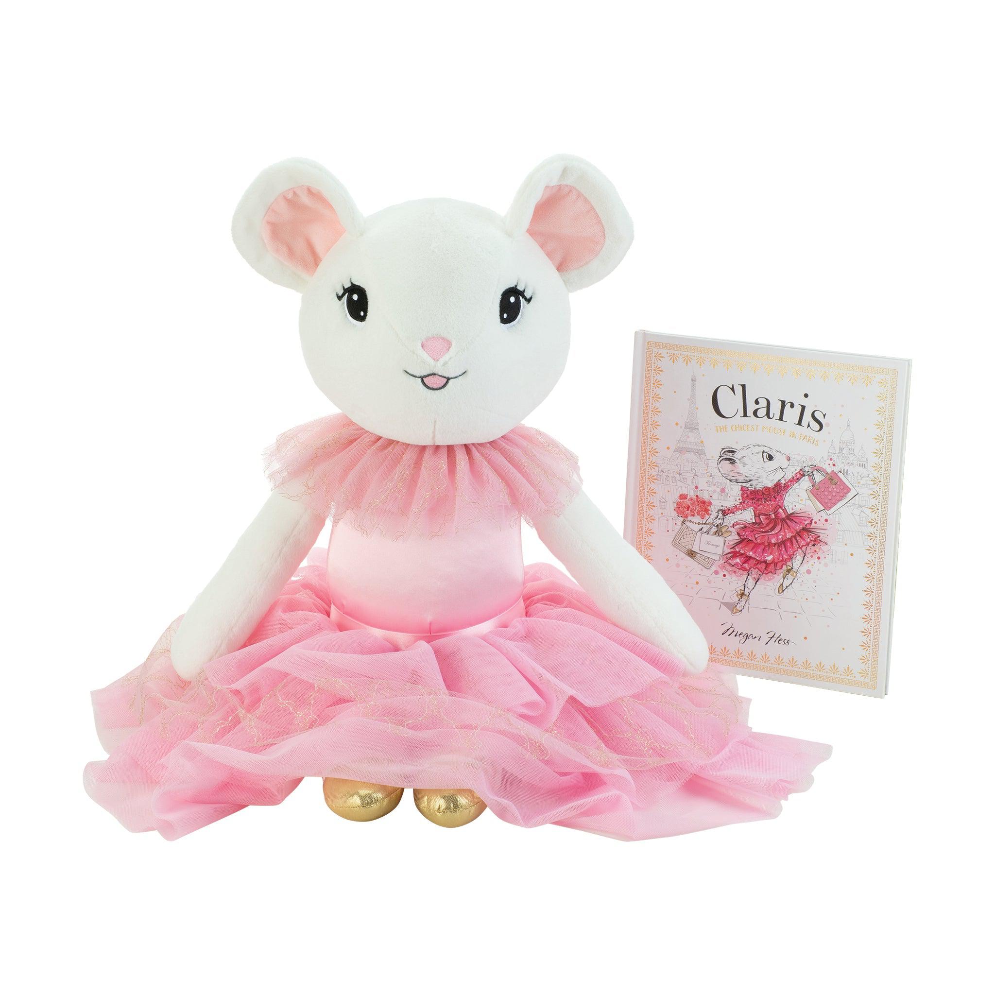 Claris The Mouse - Big Pink Parfait Plush Doll、mySite、g9winljtr