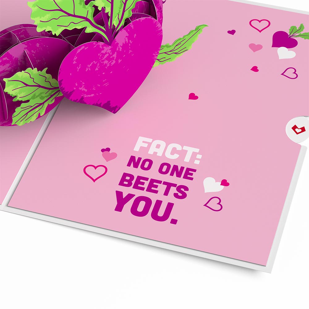 The Office No One Beets You Valentine Pop-Up Card、mySite、solidvoid