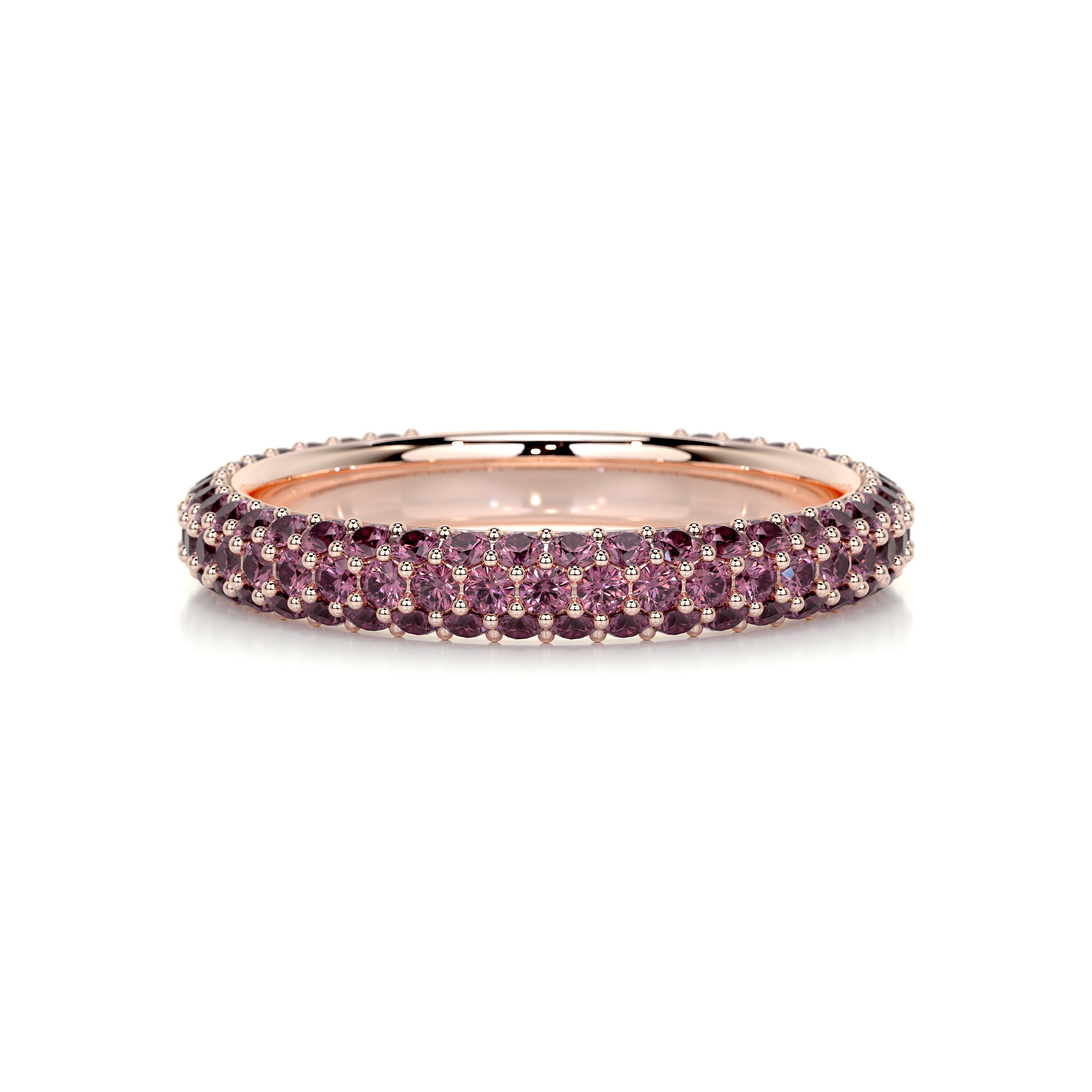 Emma Pink Gemstone Wedding Ring (1.25 Carat) - 14K Rose Gold、mySite、hinf8tx79