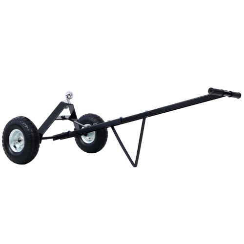 Trailer Dolly with Pneumatic Tires - 600 Lb. Maximum Tongue Weight Capacity,Yellow color、、eastwooduniform