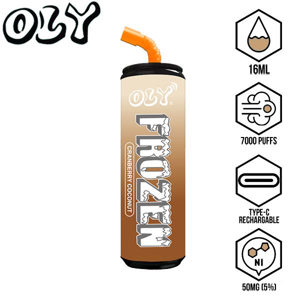 Oly Frozen 7000 Puffs Disposable Vape 10 Pack 16mL、mySite、zt4zffjzw