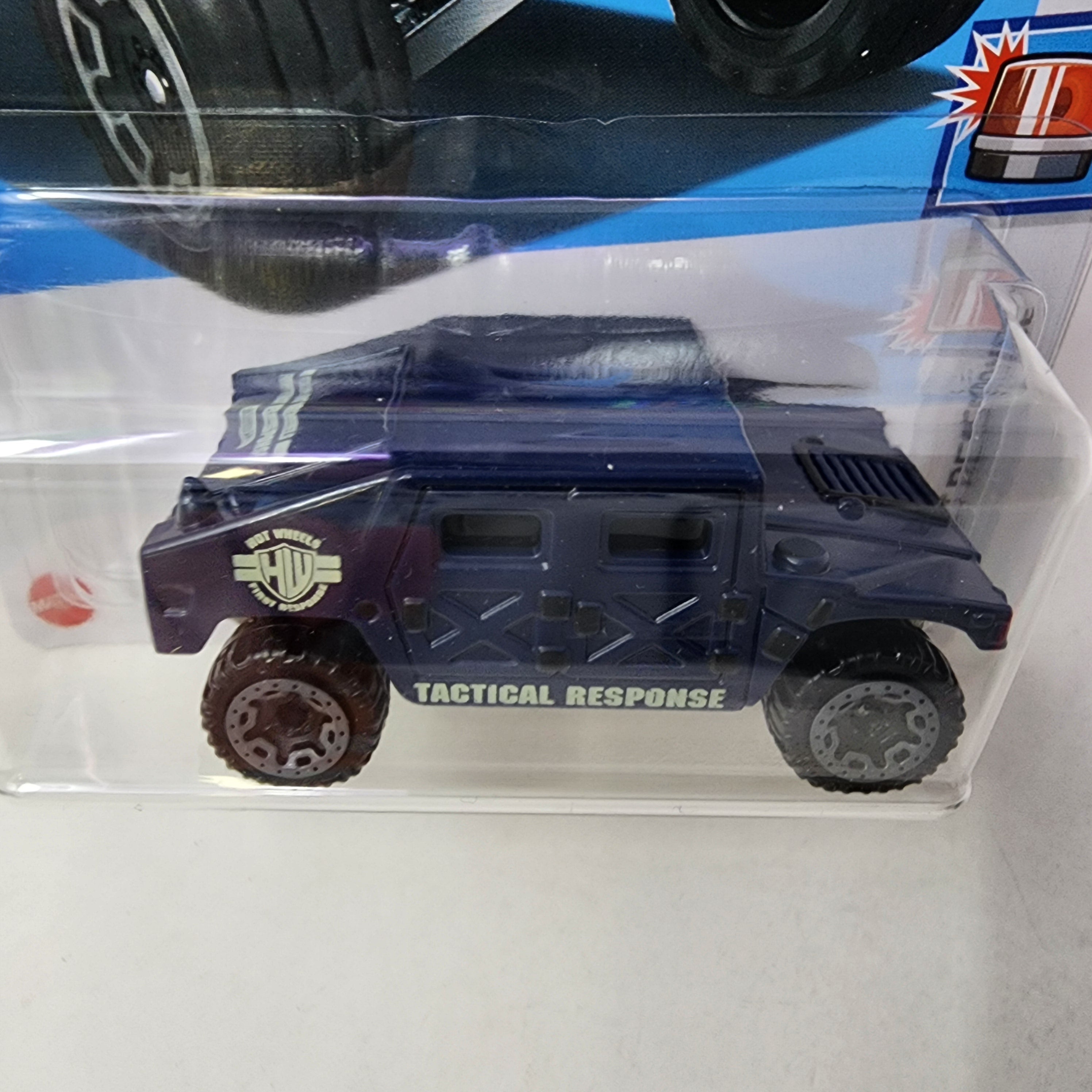Humvee #33 * Blue * 2024 Hot Wheels Basic w/ Factory Holo、mySite、hgirdovlk