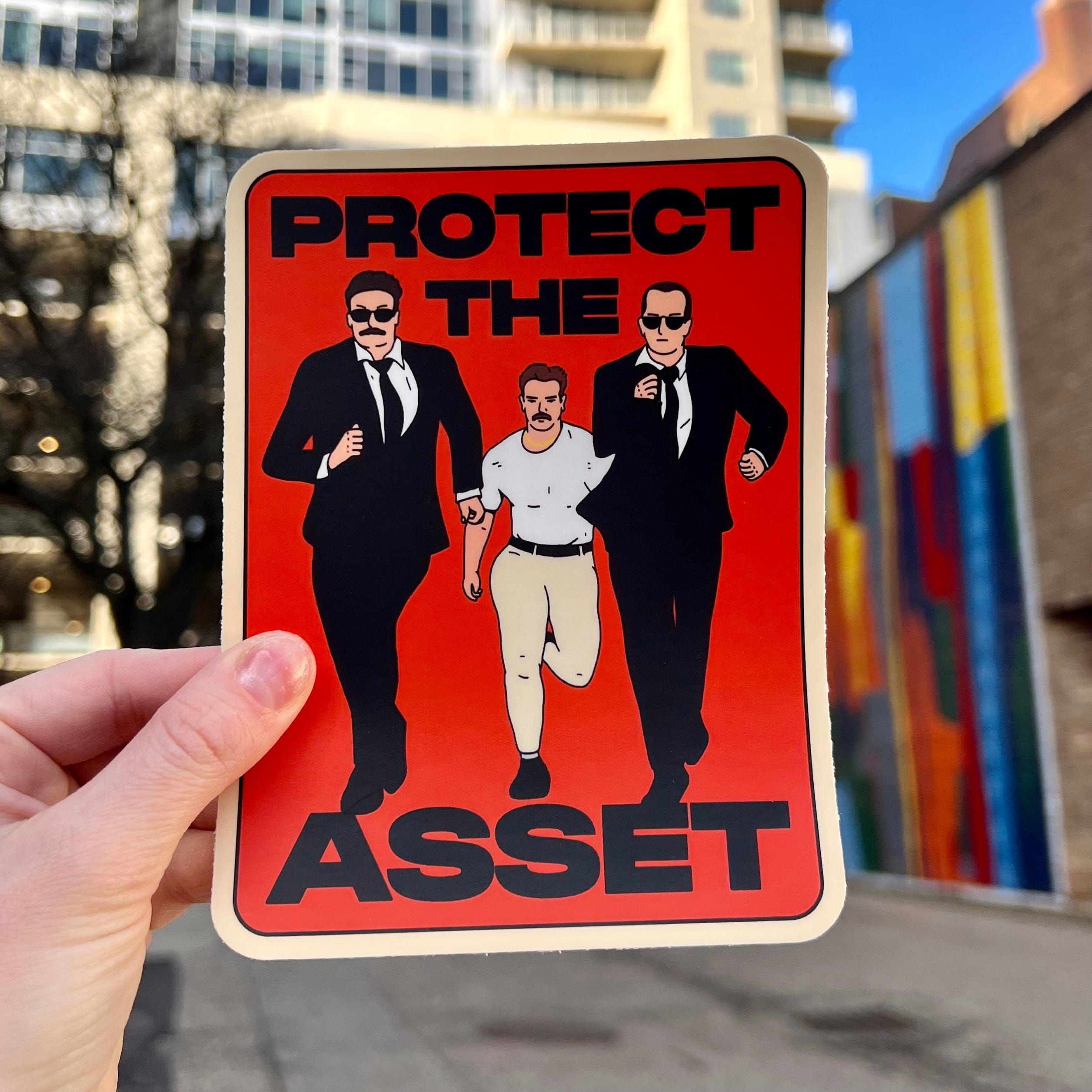  Protect the Asset Frankie Lapenna Sticker、mySite、ghnorth