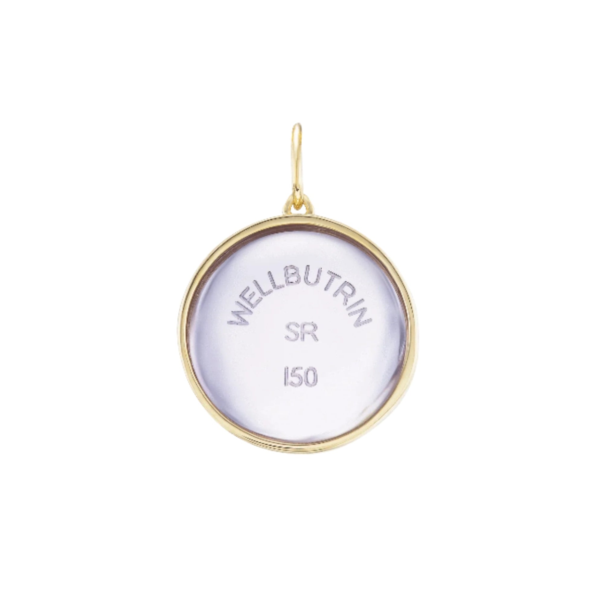 Lavender Quartz Wellbutrin Necklace by Mad Fine - 14k Gold、mySite、topwebapps