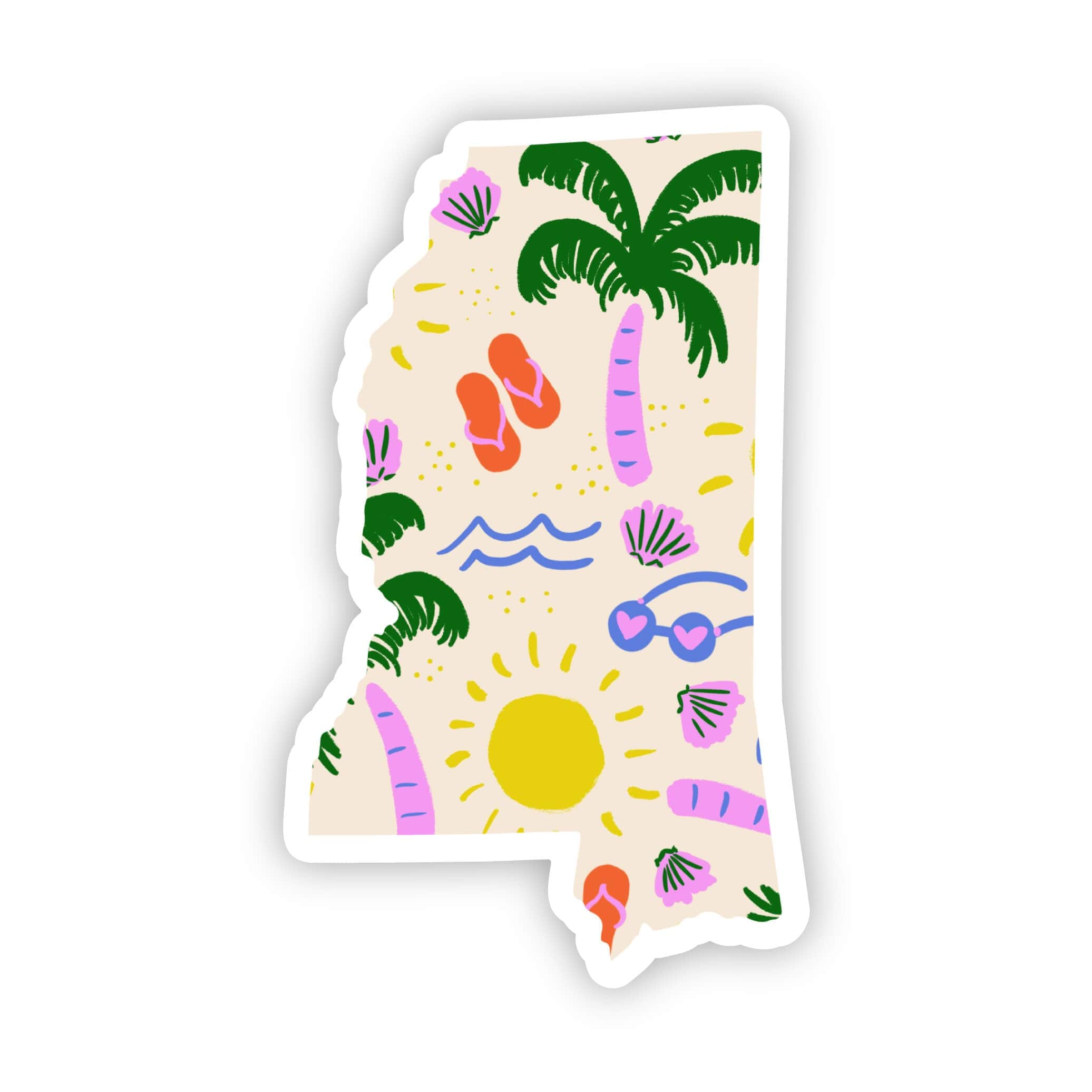  Mississippi Sticker - Beach、mySite、elrpsem3k