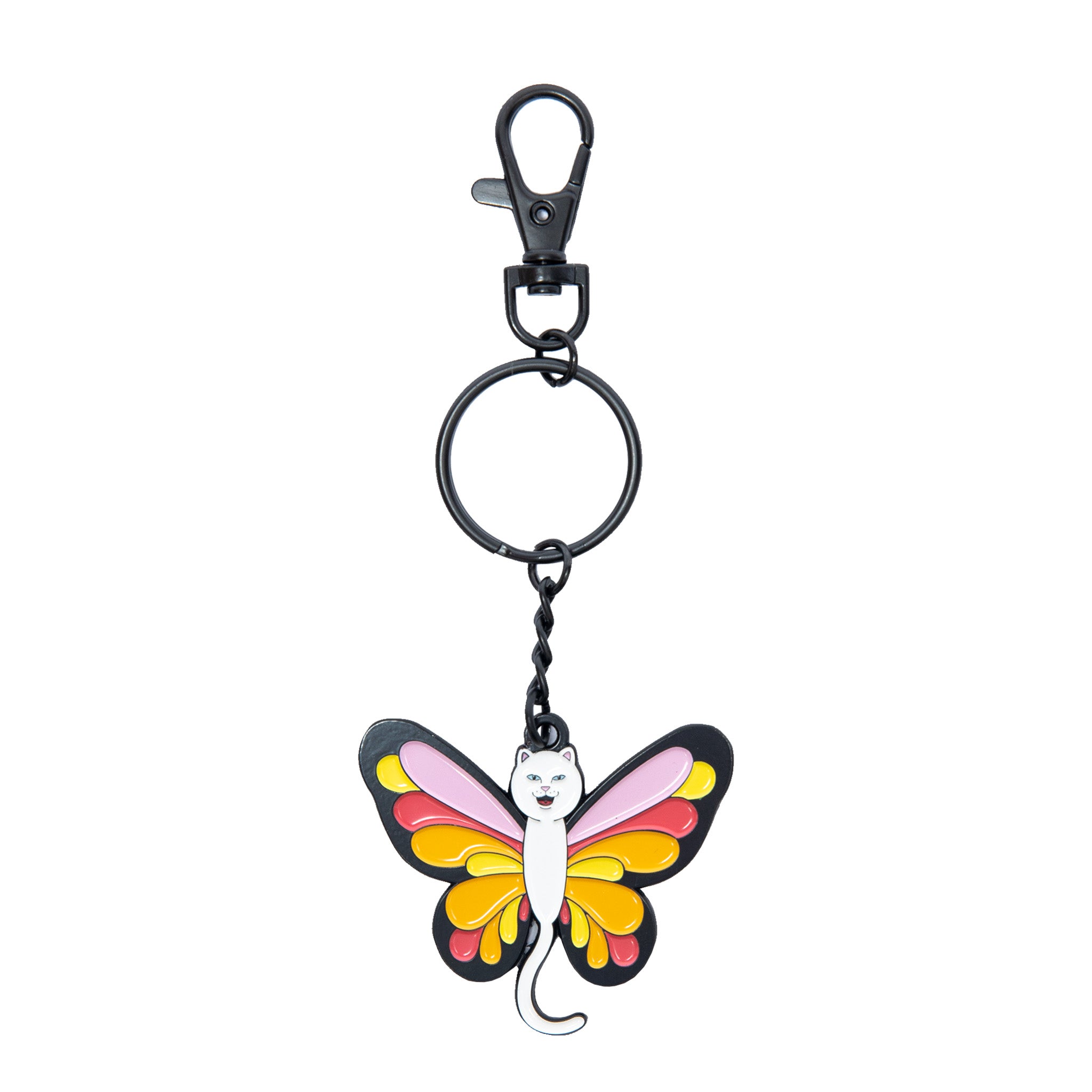  Butterfly Nerm Metal Keychain、mySite、merchandisen