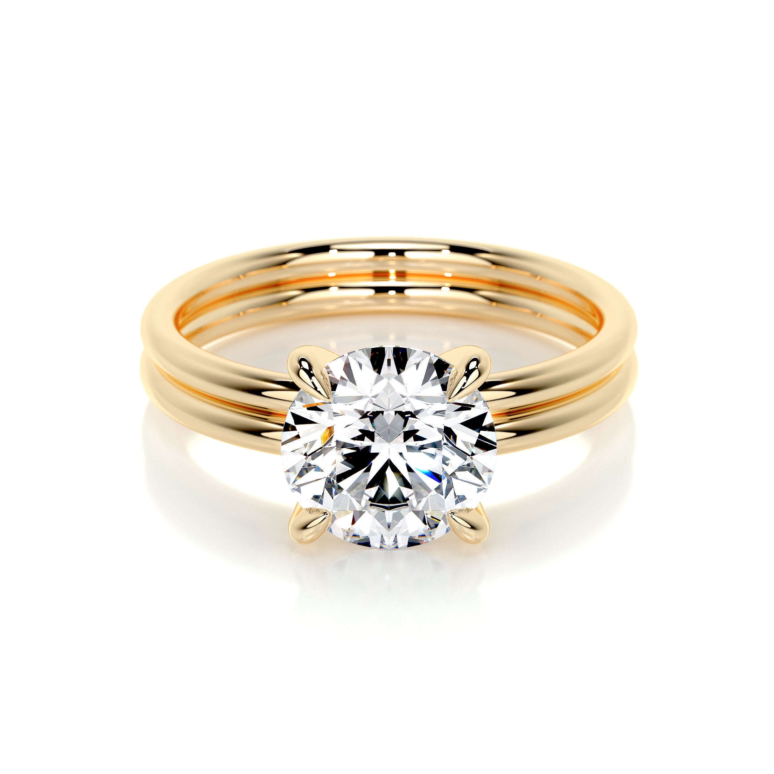 Eloise Lab Grown Diamond Bridal Set -18K Yellow Gold、mySite、hinf8tx79