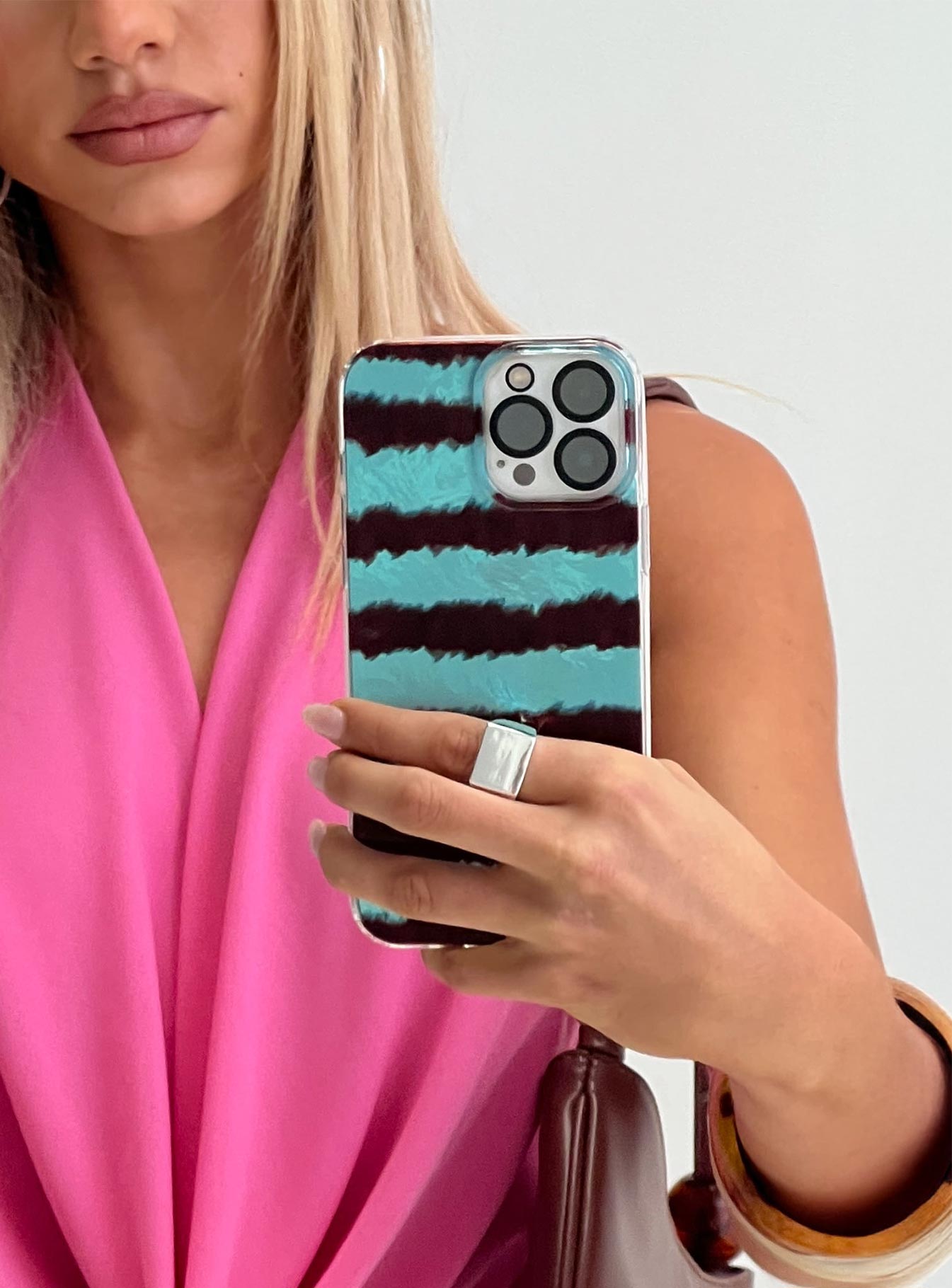 Easten Iphone Case Blue Stripe、mySite、solidvoid