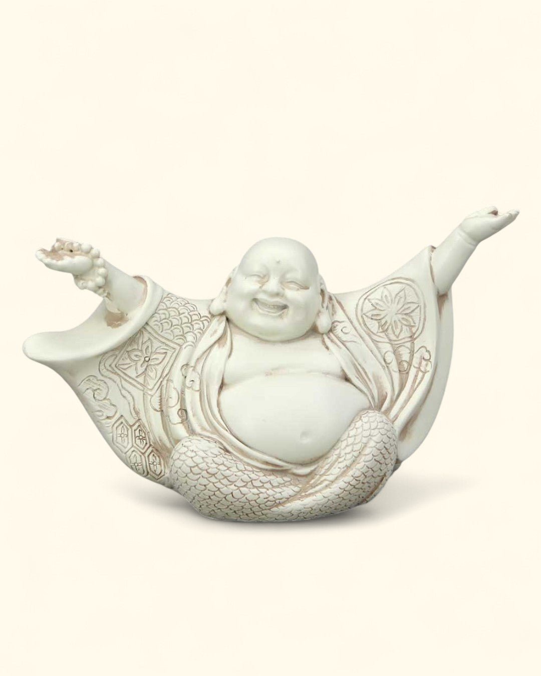 Welcoming Cheering Happy Buddha Statue、mySite、topwebapps