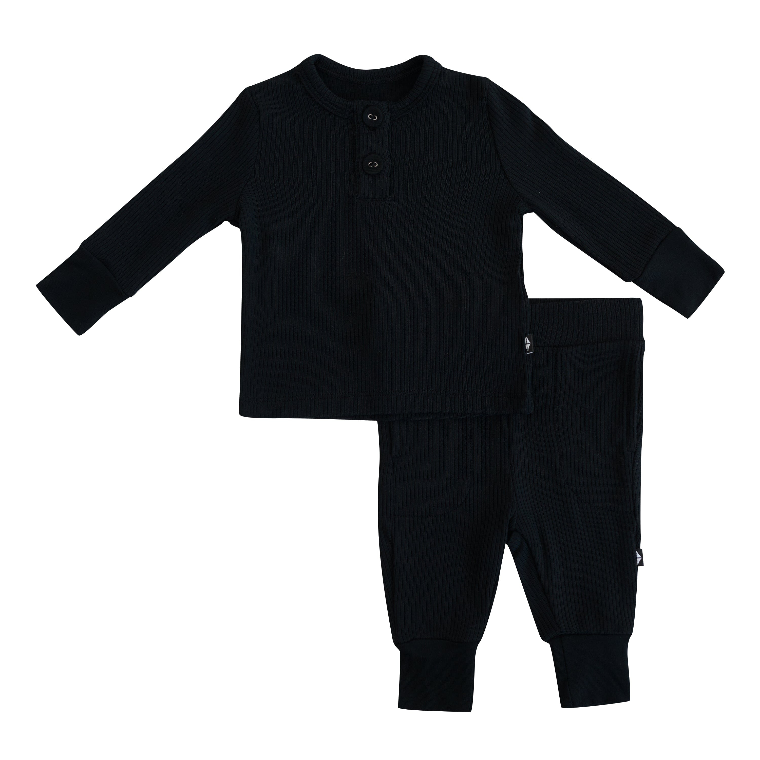  Ribbed Infant Henley Set in Midnight、mySite、layawaytickets