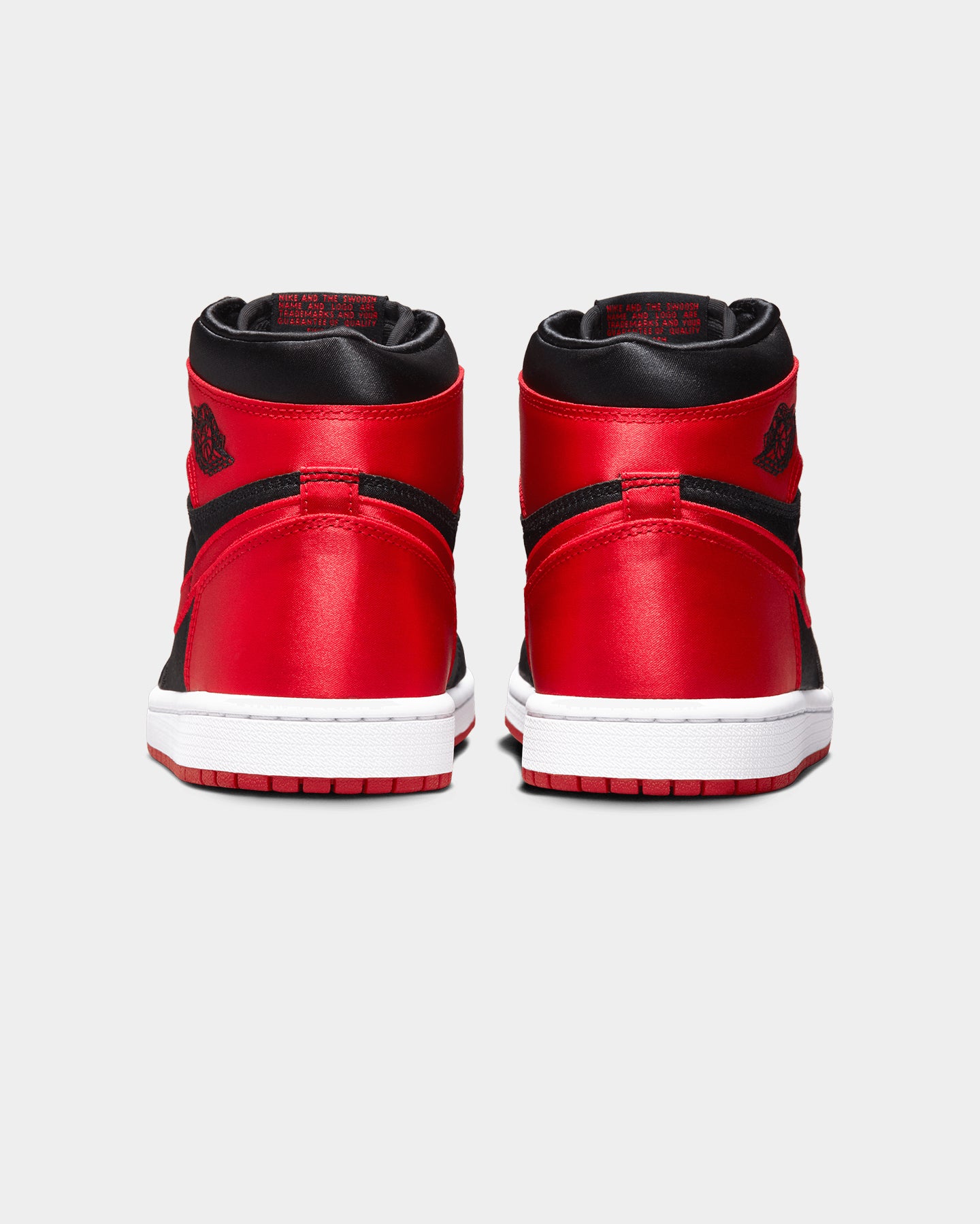 Jordan Women's Air Jordan 1 Retro High OG Satin Bred Black/University Red、mySite、zt4zffjzw