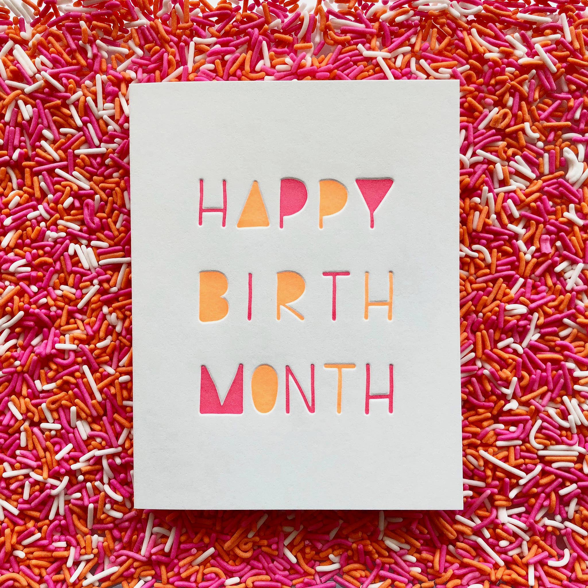 INK MEETS PAPER - Happy Birth Month - Birthday card、mySite、garagedoors4me