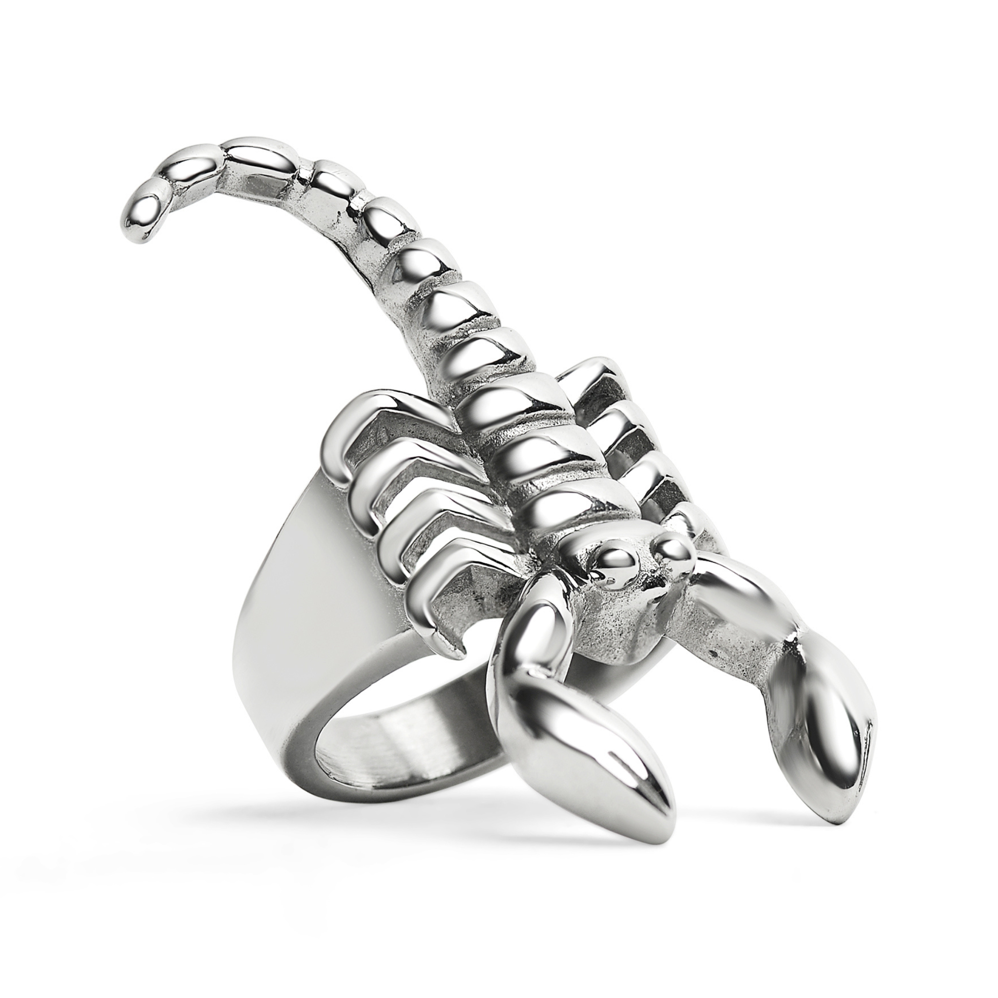 Stainless Steel PVD Coated Scorpion Men's Ring / SCR4100、mySite、dreamappss