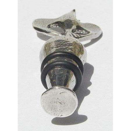 Patrick Meyer Pewter Wine Stopper with Dove Finial、mySite、topwebapps