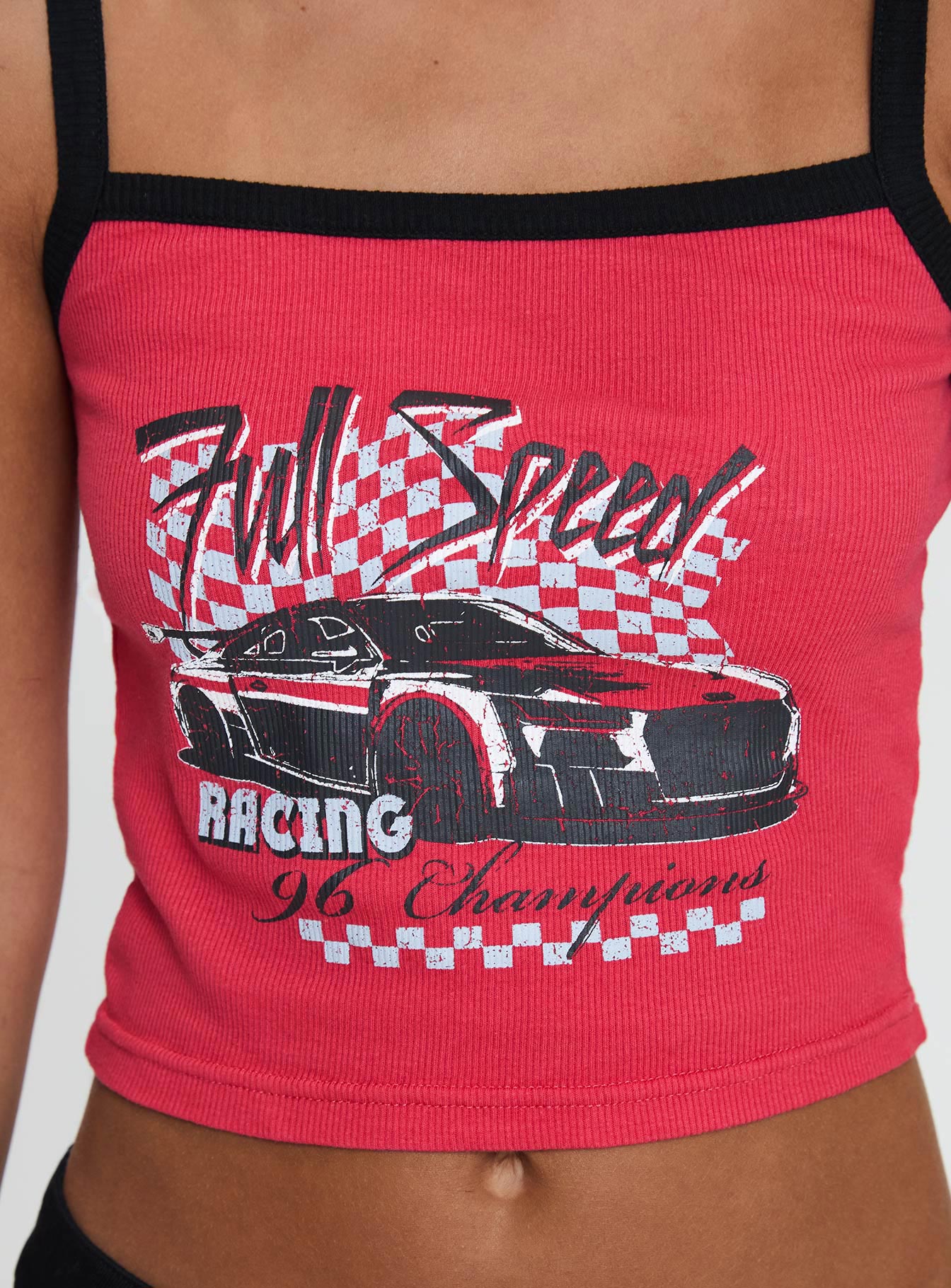 Full Speed Racing Tank Top Red、mySite、solidvoid