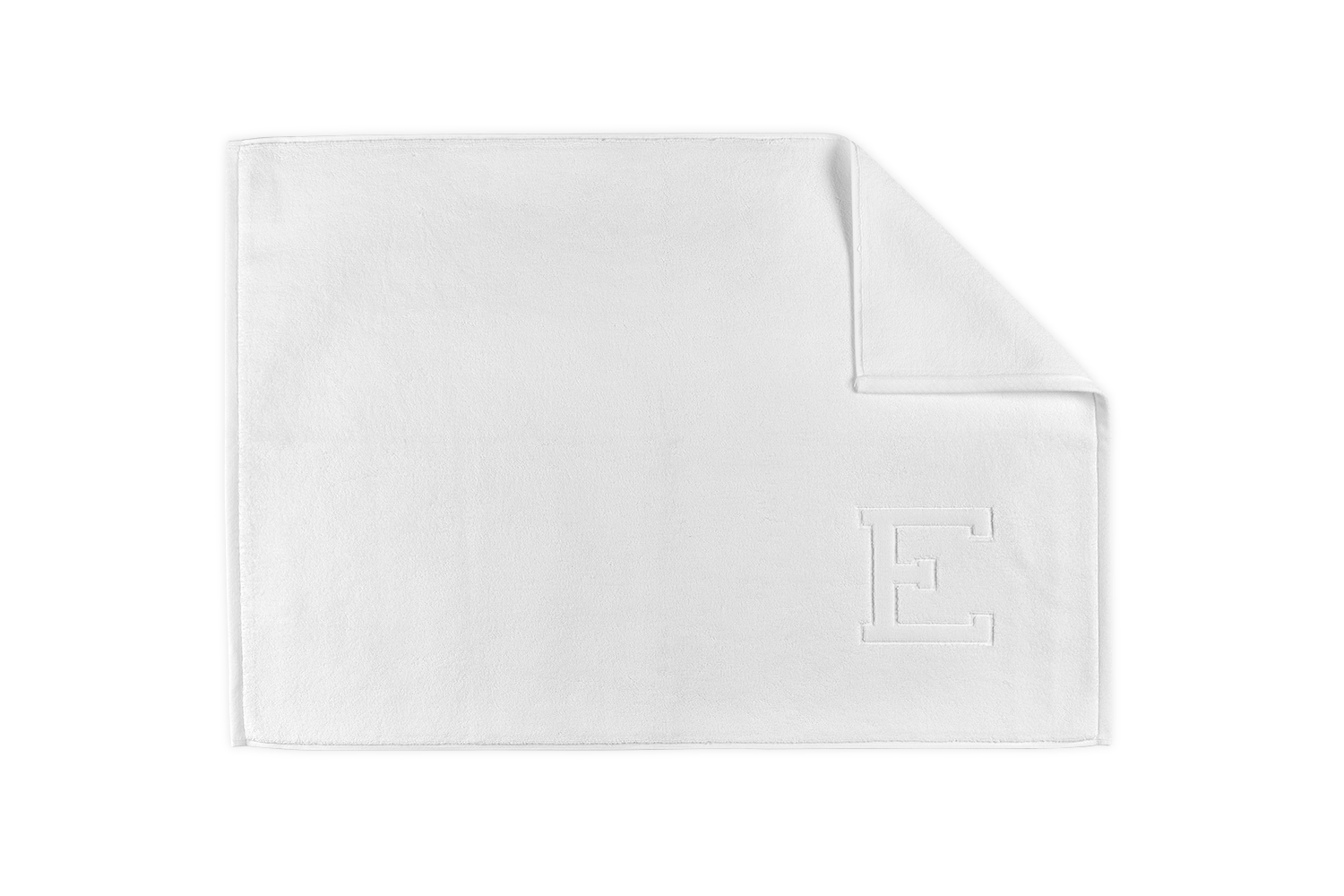  Matouk Auberge Monogrammed Bath Mat、mySite、elrpsem3k