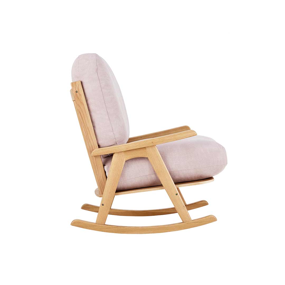  Gaia Hera Rocking Chair - Natural Oak + Blush、mySite、merchandisen