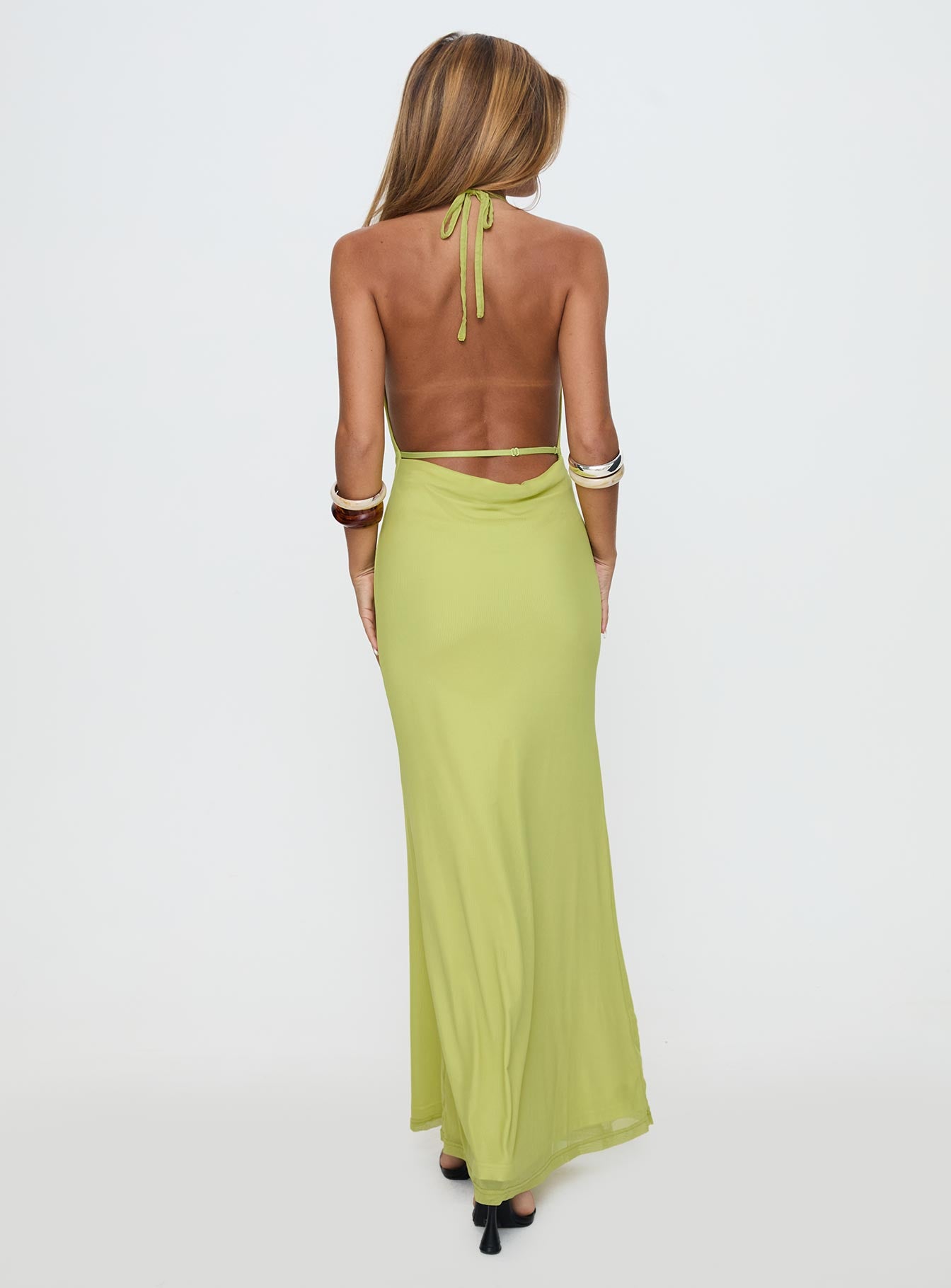 Rhaenyra Halter Maxi Dress Green、mySite、solidvoid