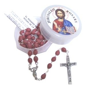  Jerusalem Rose Petals Rosary with Rosary box and a certificate in two languages. The original Rose petals Rosary made wi、mySite、elrpsem3k