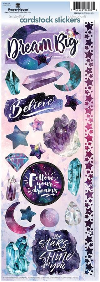  Scrapbook Stickers - Dream Big、mySite、ghnorth