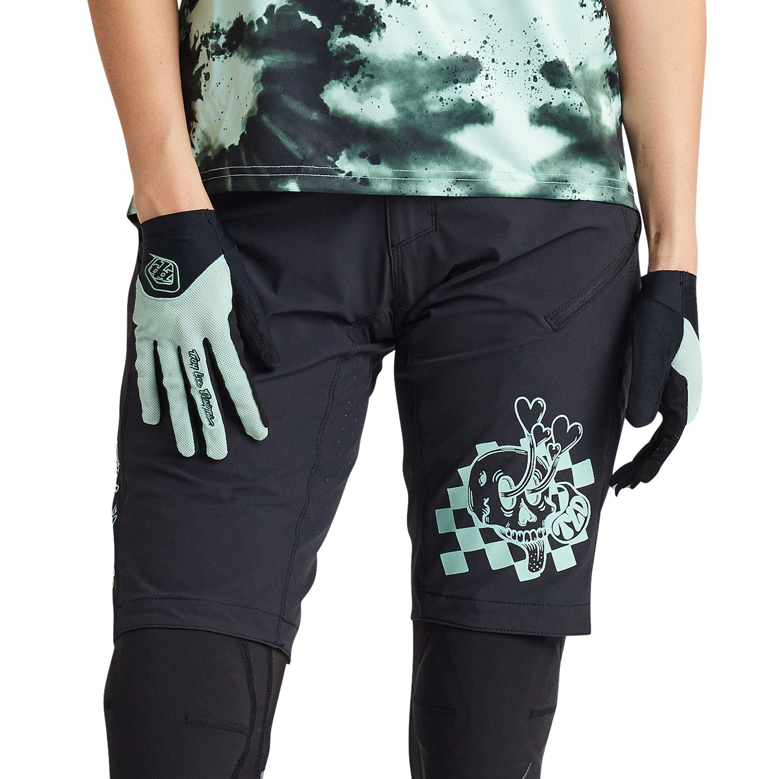 Womens Lilium Short W/Liner Micayla Gatto Watercolor Black、mySite、dreamappss