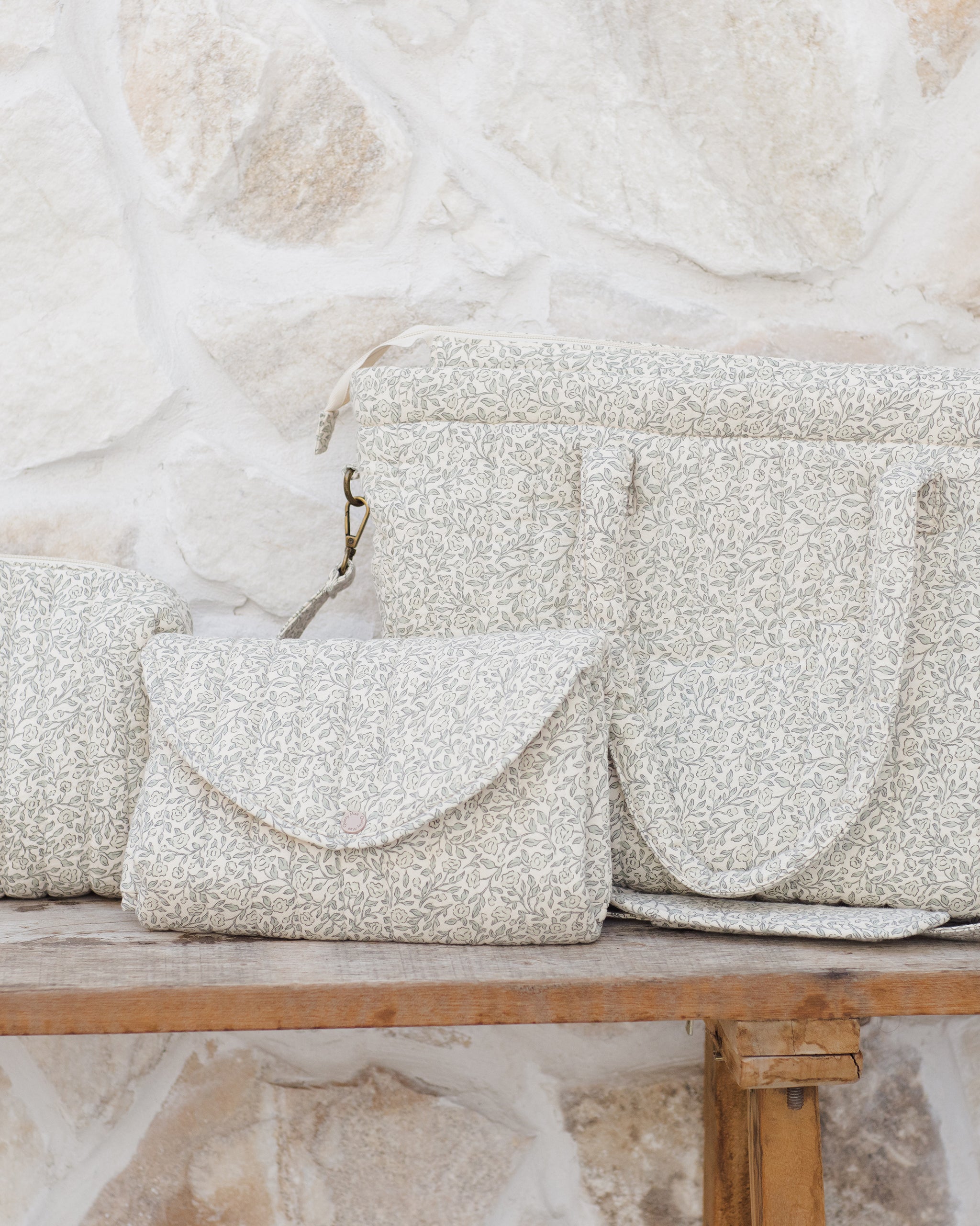  Diaper Bag + Changing Pad Set || Green Garden、mySite、layawaytickets