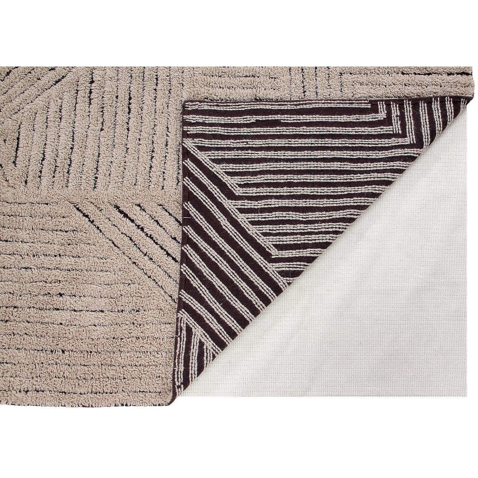 Golden Coffee Wool Washable Area Rug、mySite、gigharbornorthrealestate