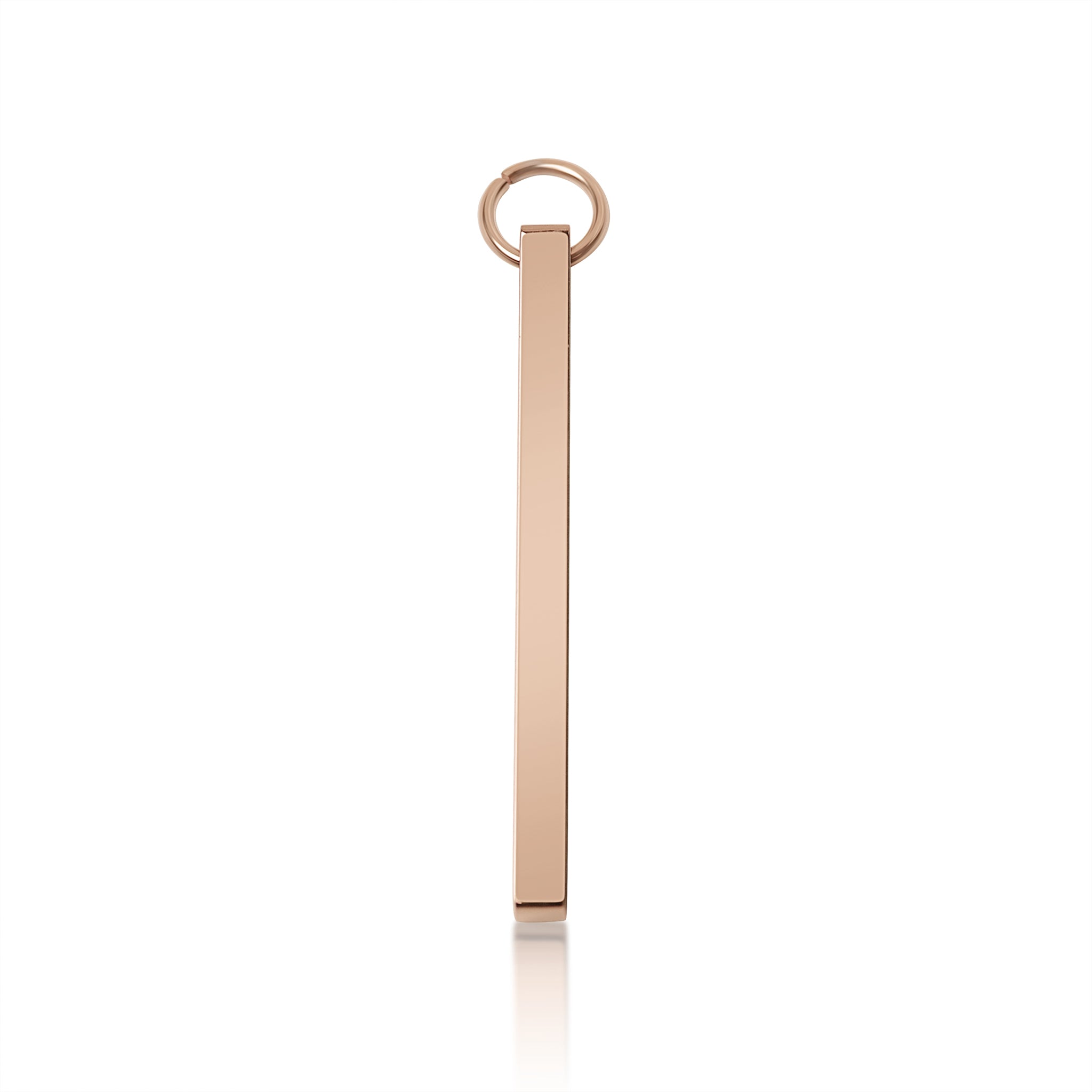 18K PVD Coated Stainless Steel Cutout Initial Pendant / SBB0284、mySite、dreamappss