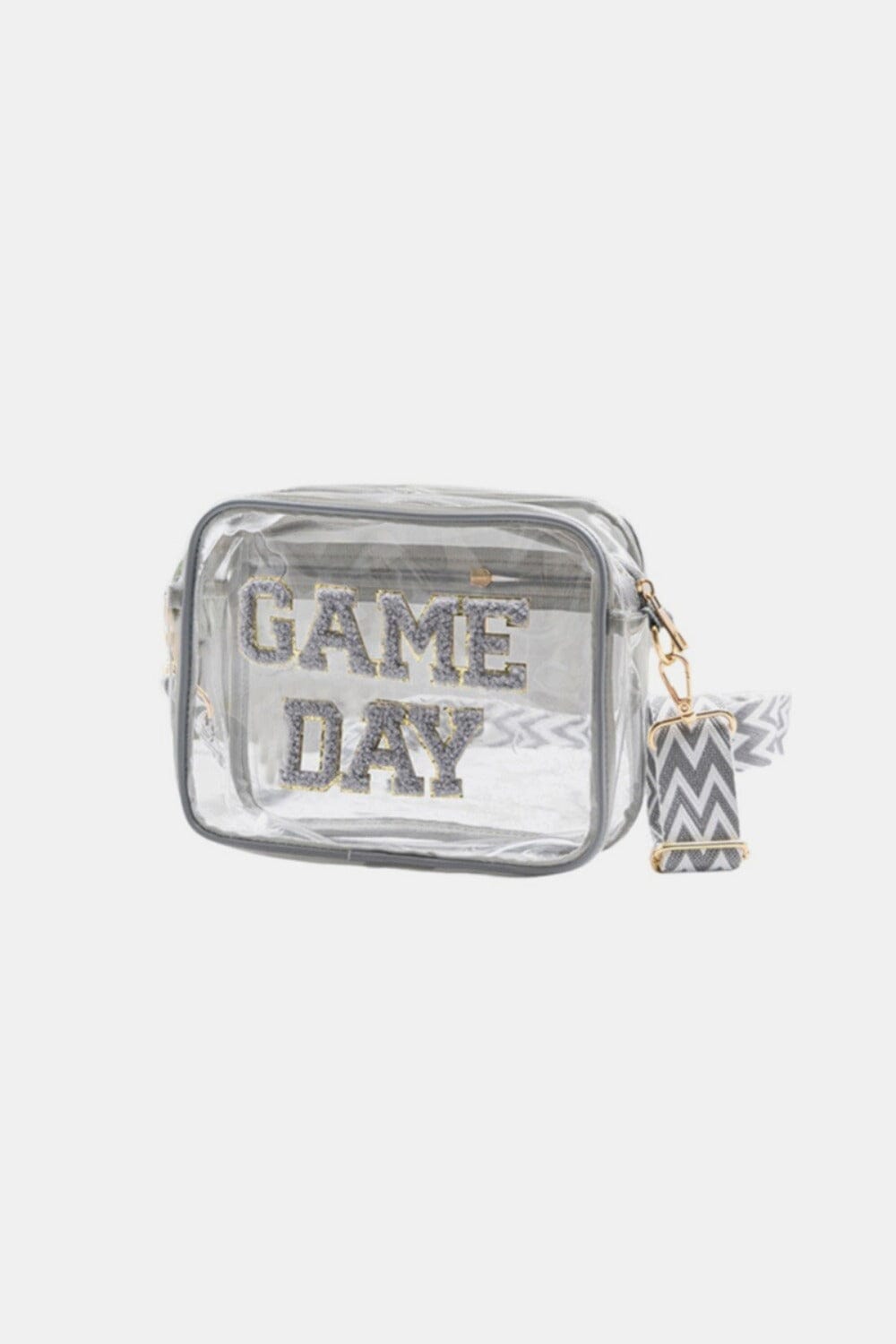 Zenana GAME DAY Stadium Approved Transparent Crossbody Bag、mySite、camillekostekn