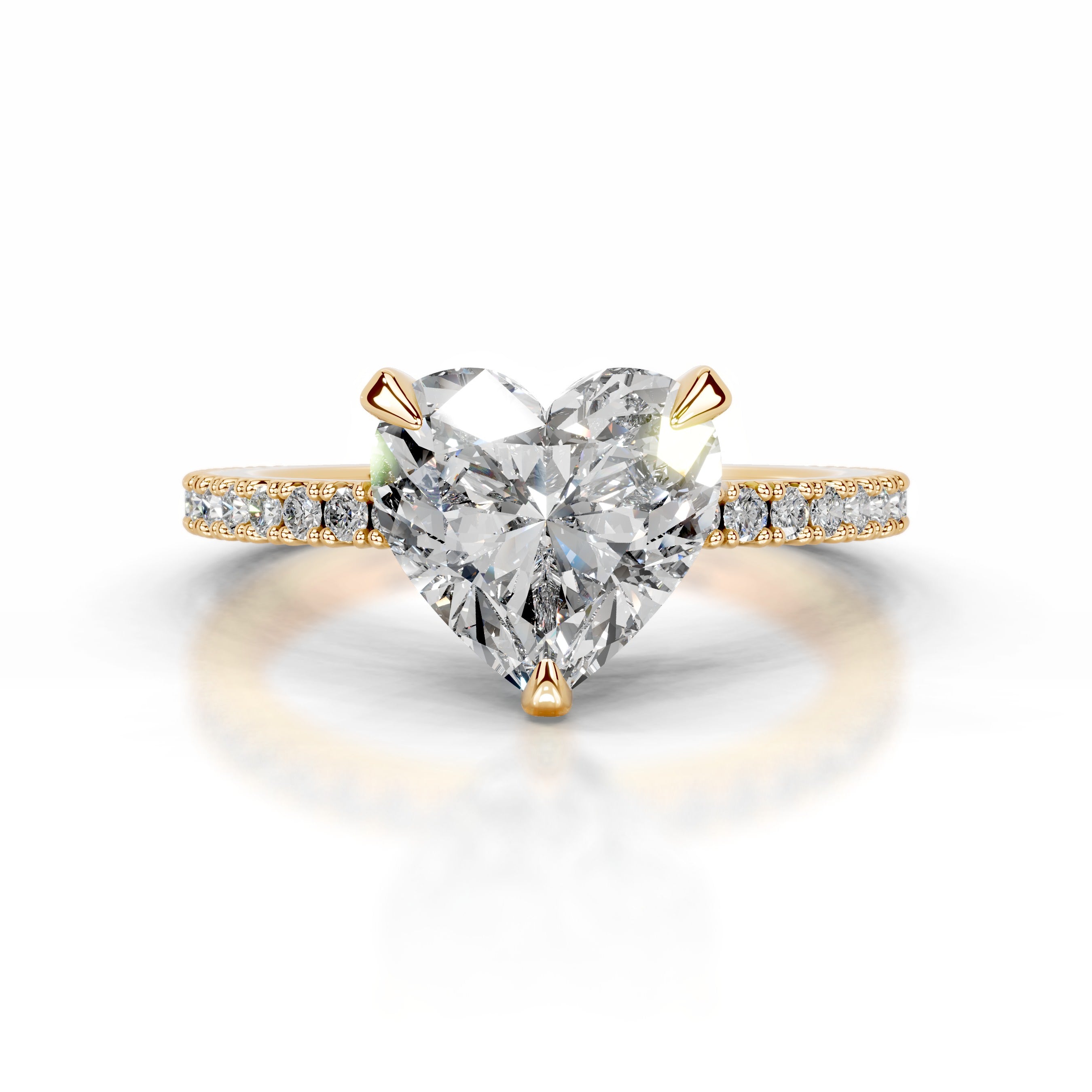 Luisana Diamond Engagement Ring - 18K Yellow Gold、mySite、hinf8tx79