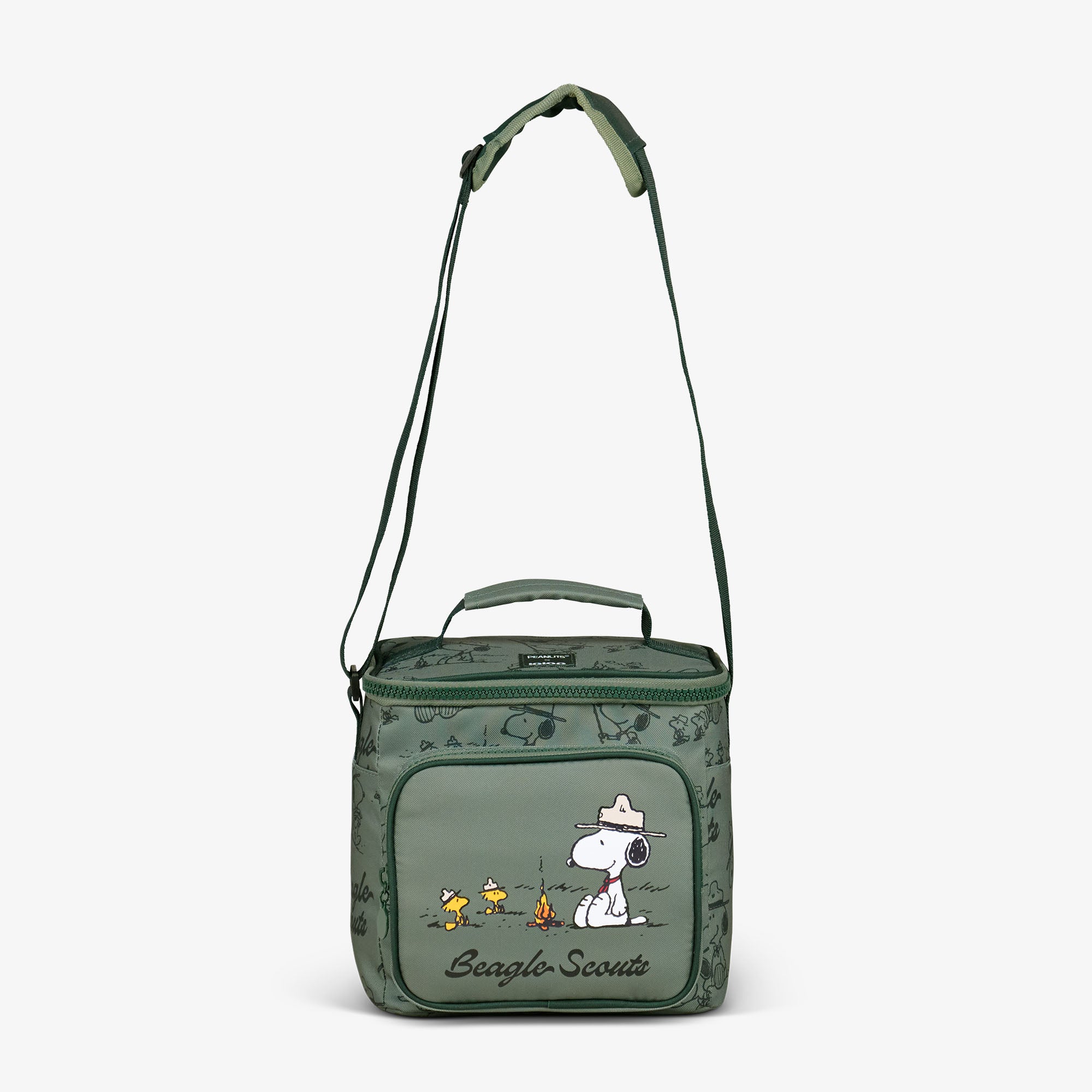 Peanuts Beagle Scouts Square Lunch Cooler Bag、mySite、noshort