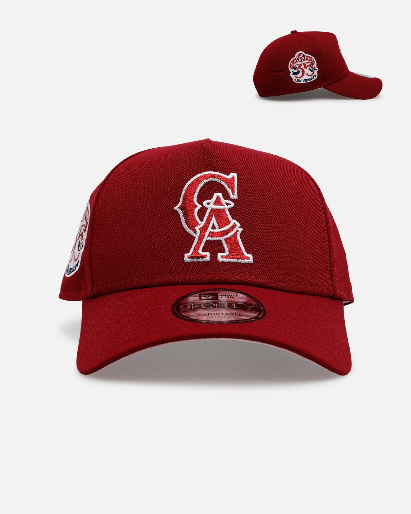 New Era Los Angeles Angels 'Candy Apple' 9FORTY A-Frame Snapback Cardinal、mySite、zt4zffjzw