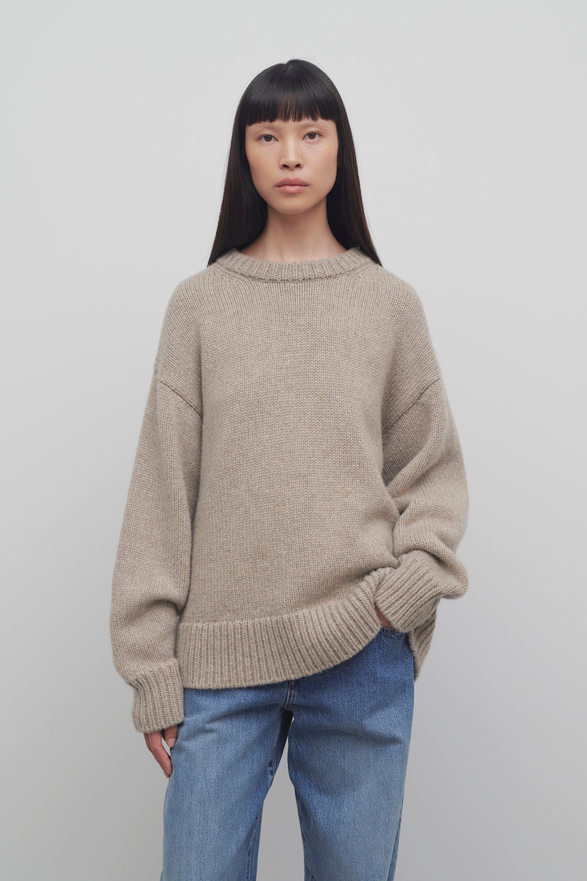Himus Sweater in Cashmere、mySite、aoinhome